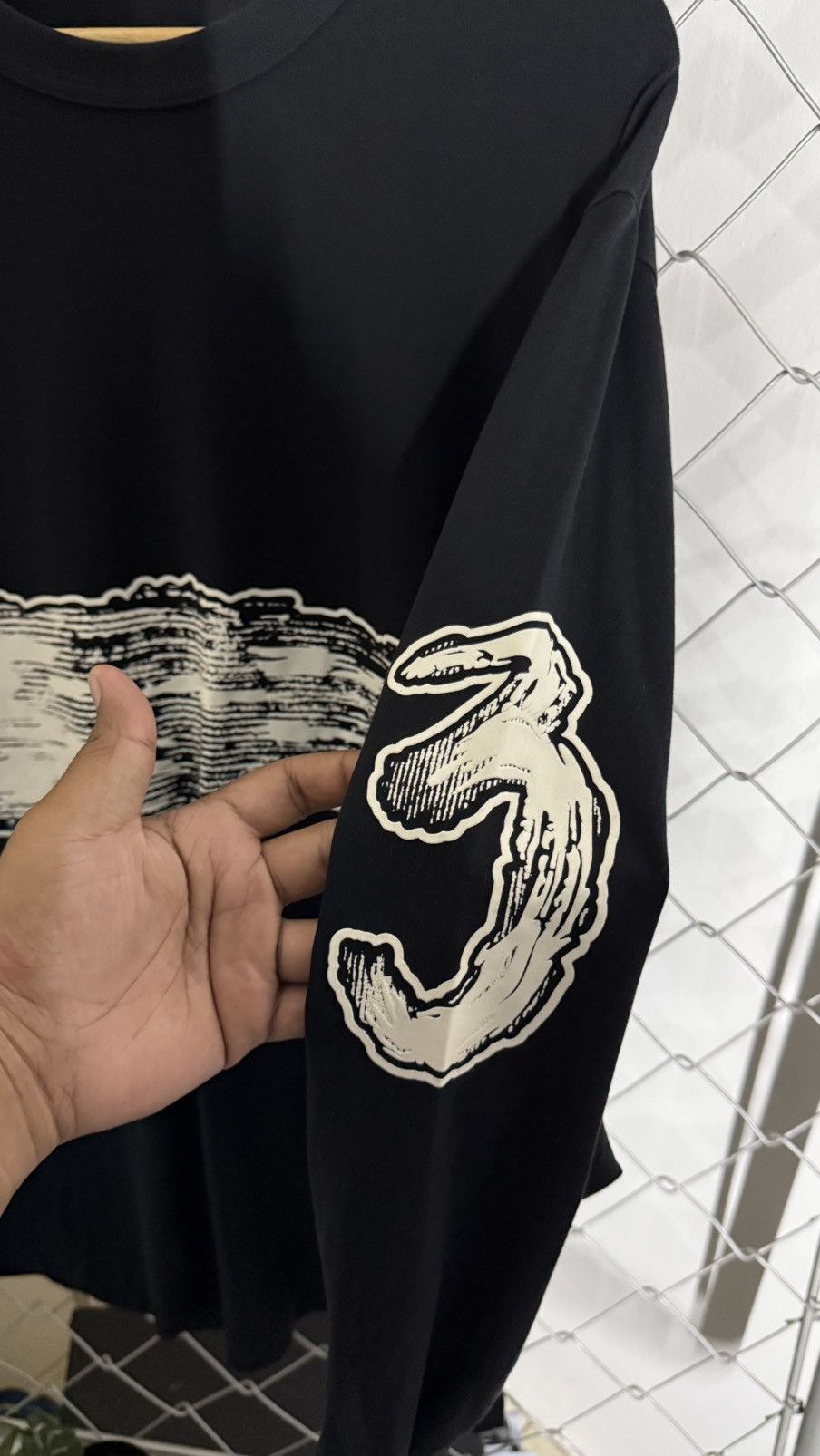 Yohji Yamamoto Y-3 YOHJI YAMAMOTO PUFF GRAPHIC PRINT LOGO LONG SLEEVE Size US S / EU 44-46 / 1 - 6 Thumbnail