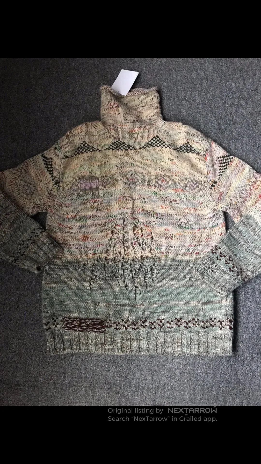 Acne Studios Multi Color Knit Sweater Size L. Size US L / EU 52-54 / 3 - 3 Thumbnail