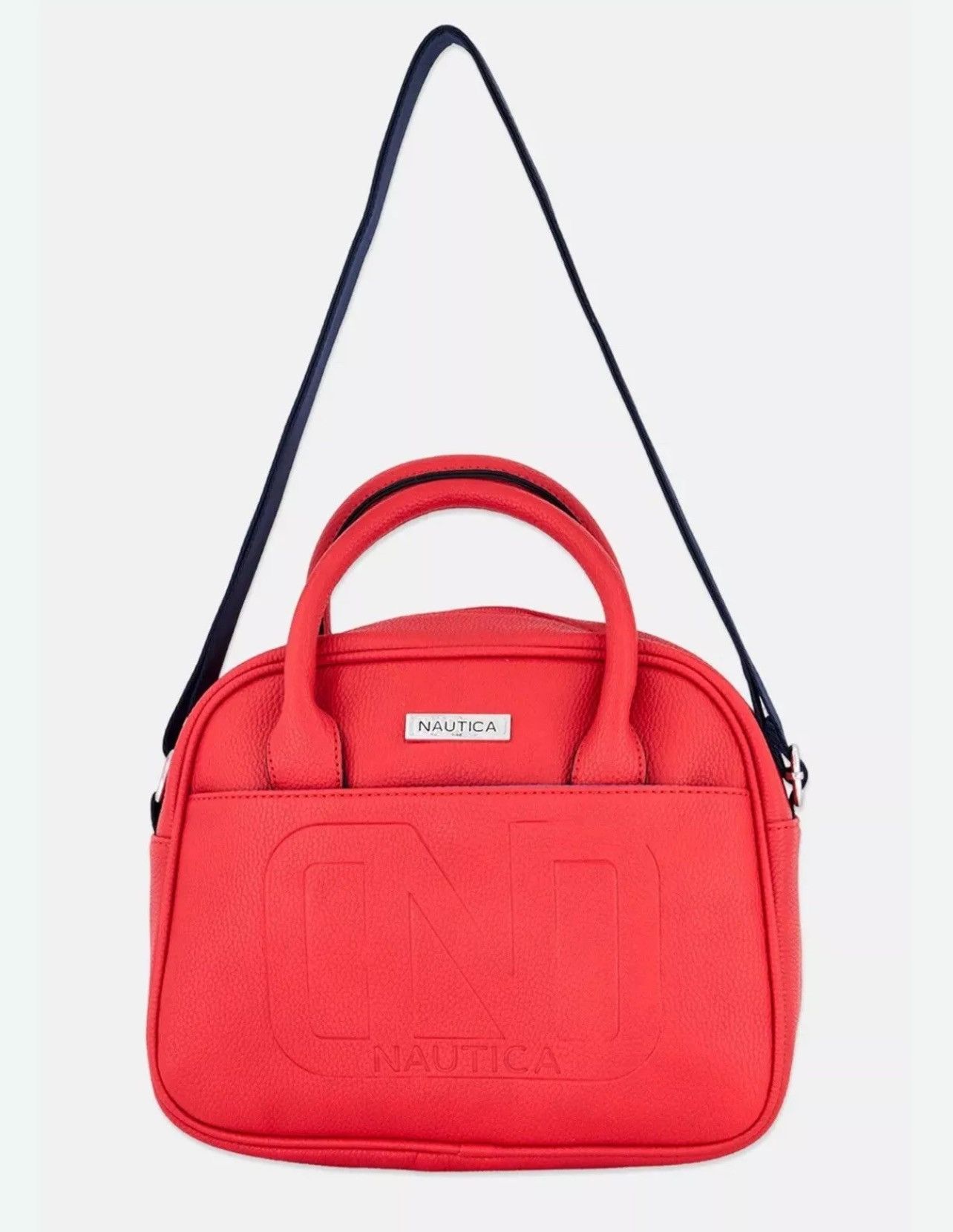 NWT Nautica Red Satchel Crossbody Shoulder Bag Handbag Strap, Women's