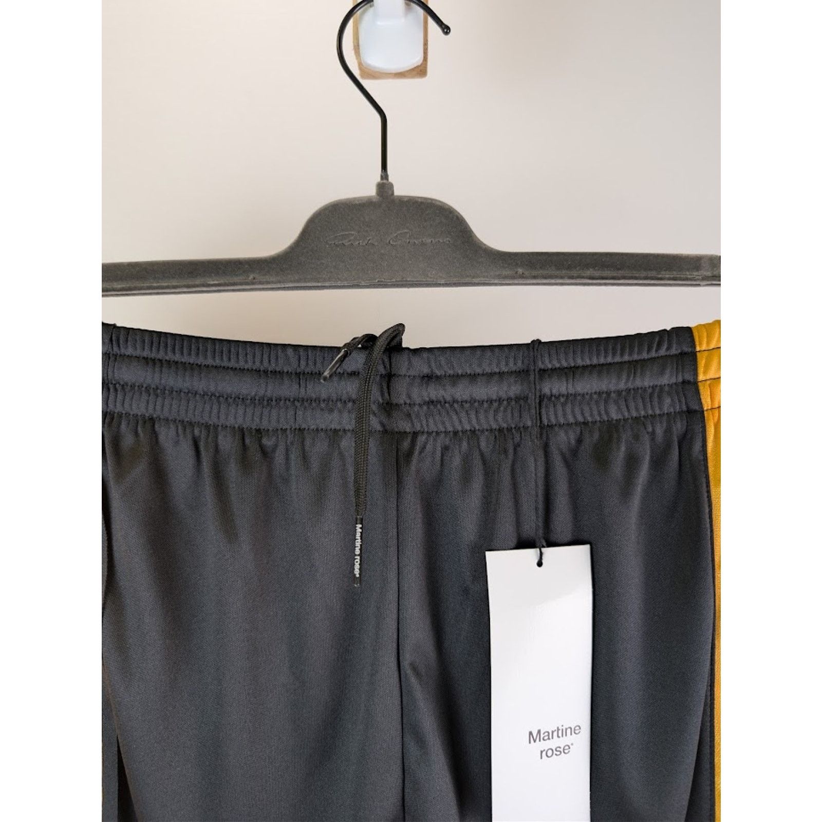 Martine Rose o1rshd1 College Football Shorts in Black/Gold Size US 30 / EU 46 - 7 Thumbnail