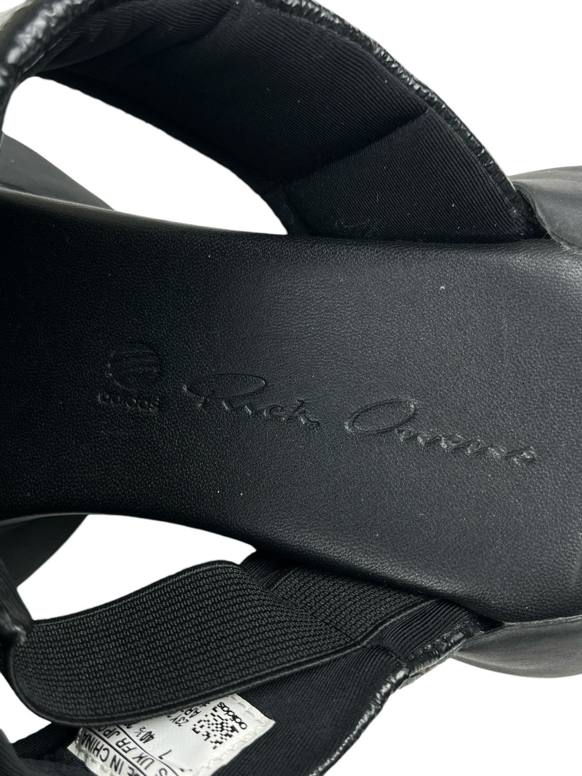 Adidas SS16 Rick Owens x Adidas Clog Leather Sandals Black Size US 7 / EU 40 - 8 Thumbnail