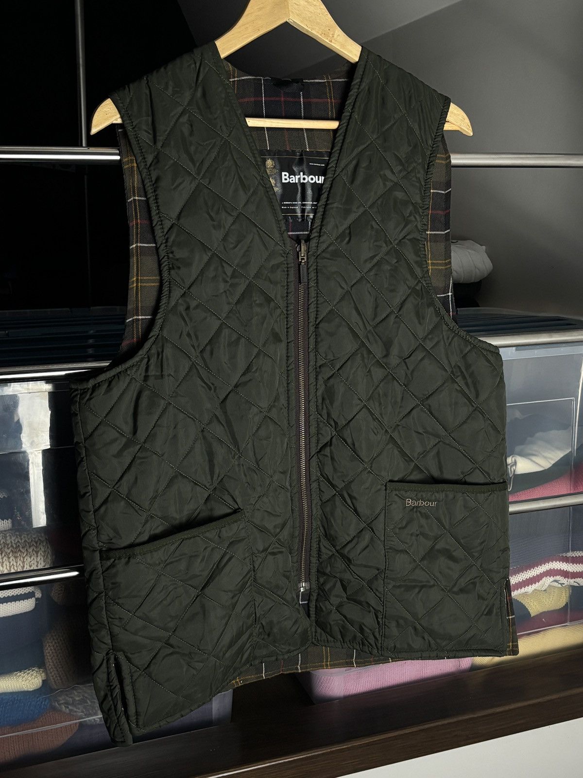 Barbour Set Barbour A830 Beaufort Wax Jacket + A855 Zip-In Vest Size US L / EU 52-54 / 3 - 16 Thumbnail