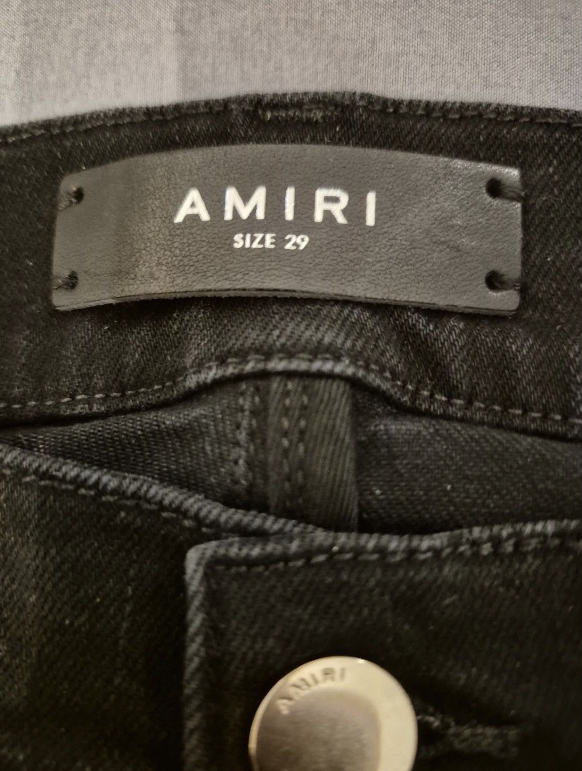 Amiri AMIRI leopard cheetah denim black jeans brand new with tags Size US 29 - 3 Thumbnail