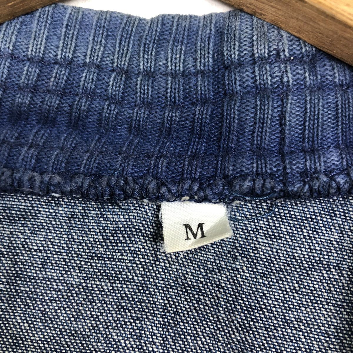 Vintage 📌Vintage Denim Cardigan Bomber Jacket Unknown Brand Japan Size US M / EU 48-50 / 2 - 17 Thumbnail