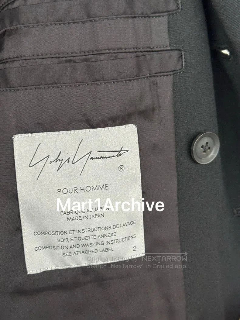 Yohji Yamamoto Yohji Yamamoto 22aw Dr.Jkt Coat. Size US S / EU 44-46 / 1 - 6 Thumbnail