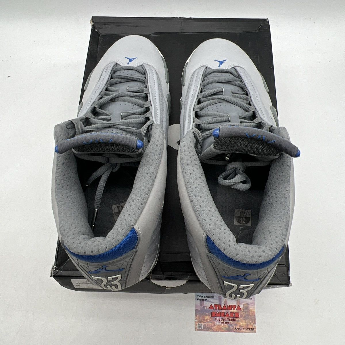 Jordan Brand Air Jordan 14 wolf grey Size US 12 / EU 45 - 7 Thumbnail