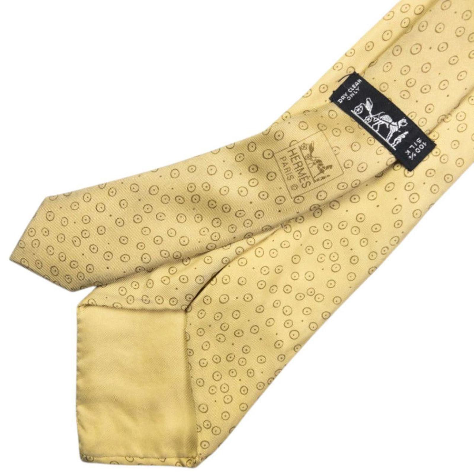 Hermes Vintage Hermès Polka Dot Silk Tie Size ONE SIZE - 5 Thumbnail