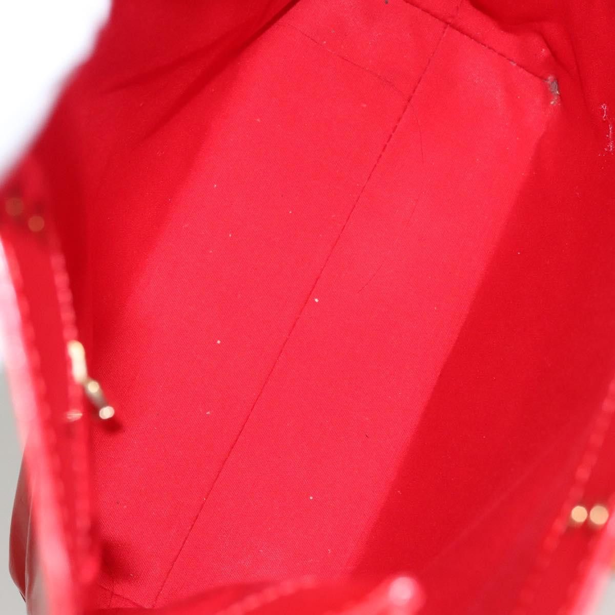 Louis Vuitton LOUIS VUITTON Monogram Vernis Reade MM Hand Bag Red Rouge Size ONE SIZE - 11 Thumbnail