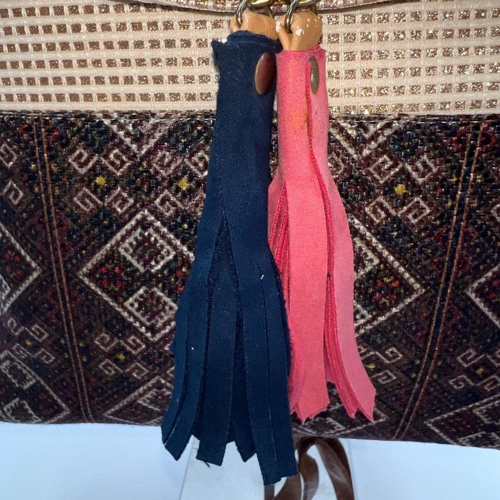 Other Boho Tassel And Gold Thread weaved Sling/Backpack Size ONE SIZE - 5 Thumbnail
