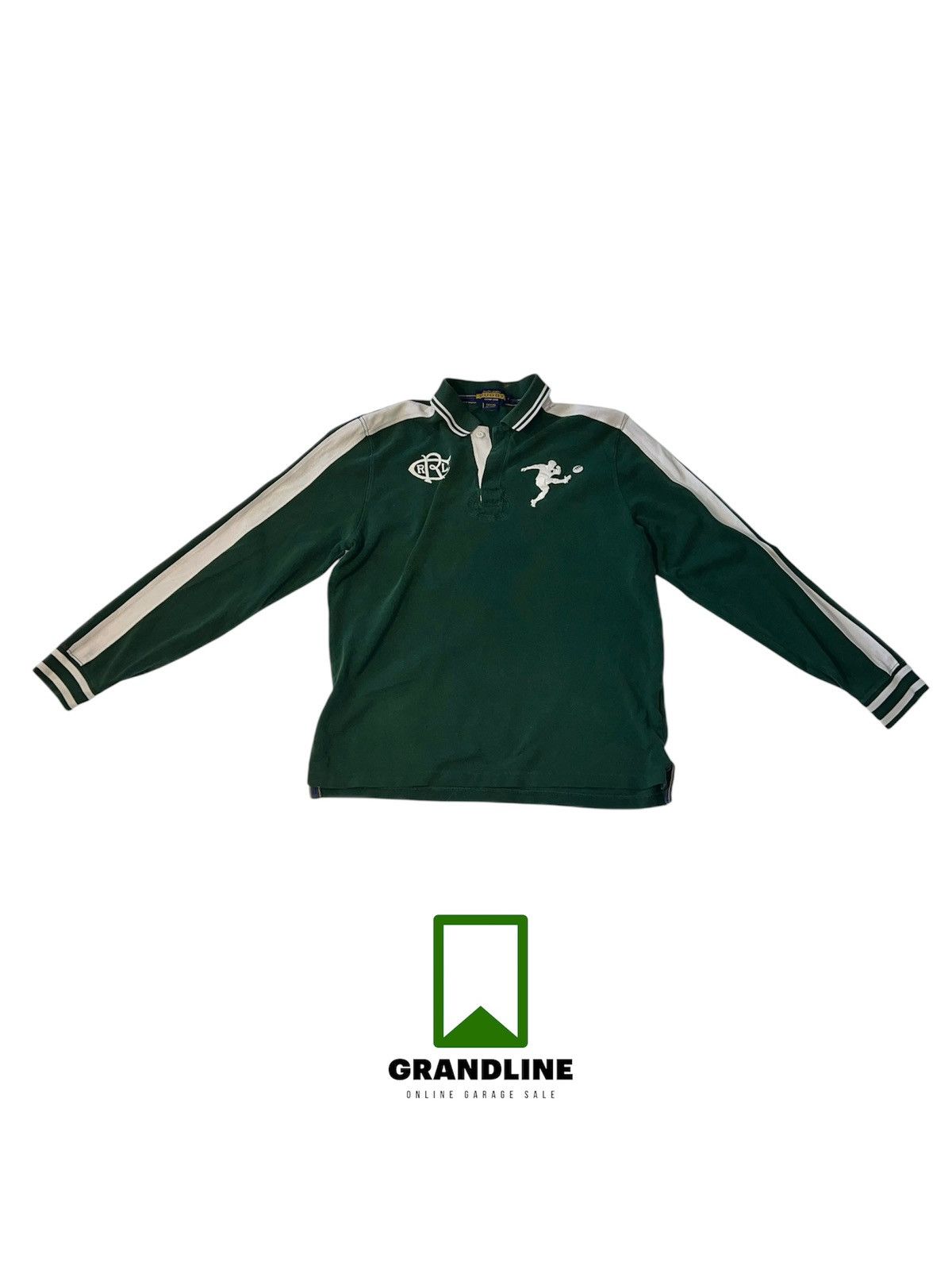Rugby Ralph Lauren Vintage Rugby Ralph Lauren Longsleeve Polo Size US L / EU 52-54 / 3 - 2 Thumbnail