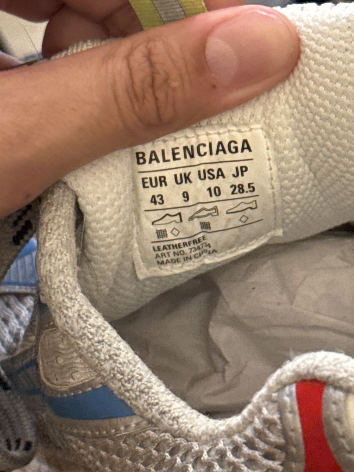 Balenciaga Balenciaga 3XL Sneakers Multicolour (Size 43/ US10) Size US 10 / EU 43 - 9 Thumbnail