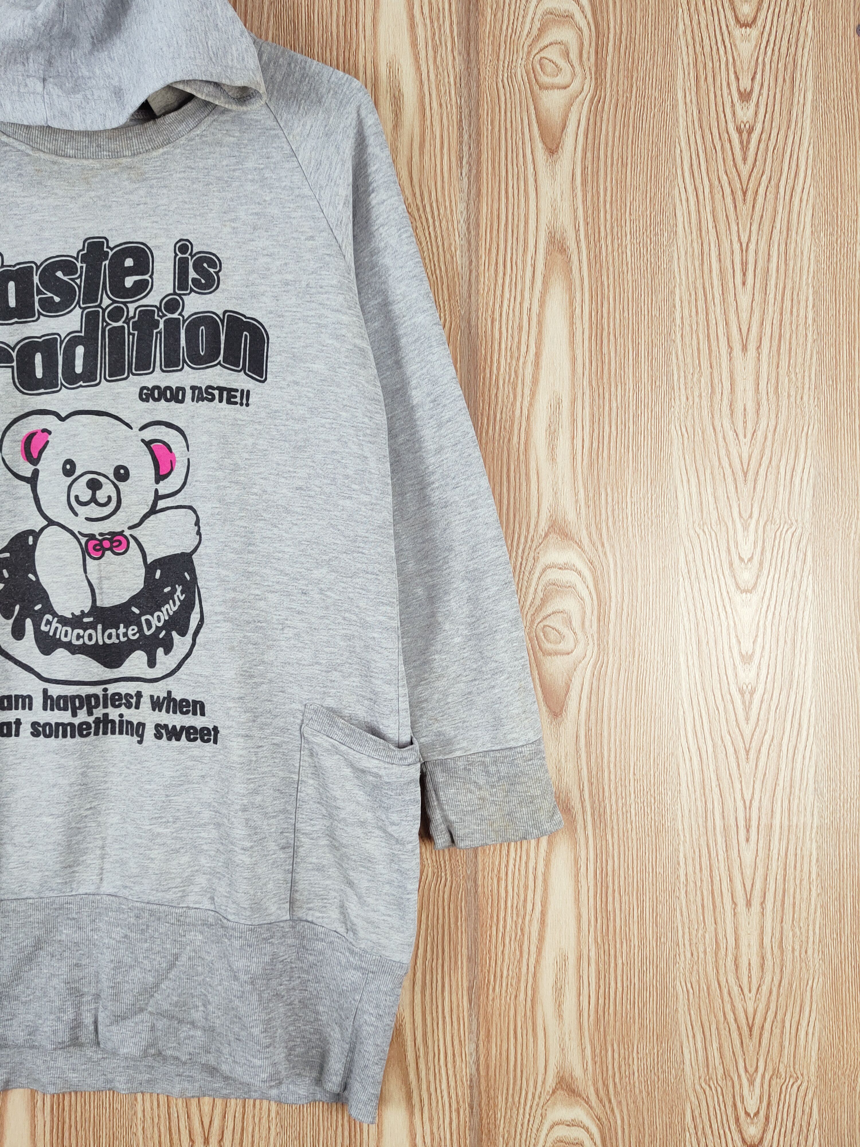 Japanese Brand × Vintage Petit Berry Gray Hoodie Long Sweatshirts Size M / US 6-8 / IT 42-44 - 6 Thumbnail