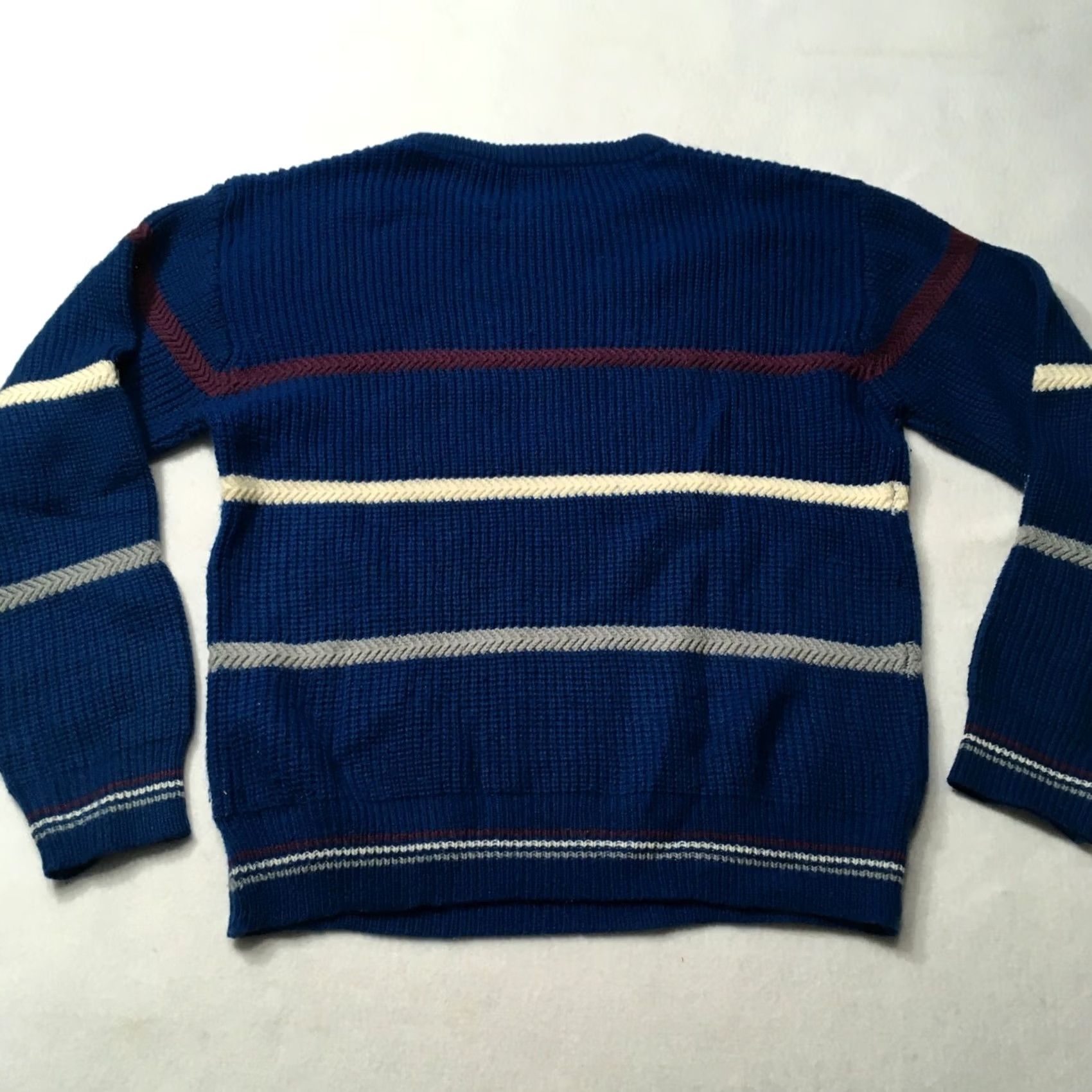 High Sierra VINTAGE high Sierra medium sweater blue striped Men's Size US M / EU 48-50 / 2 - 6 Thumbnail
