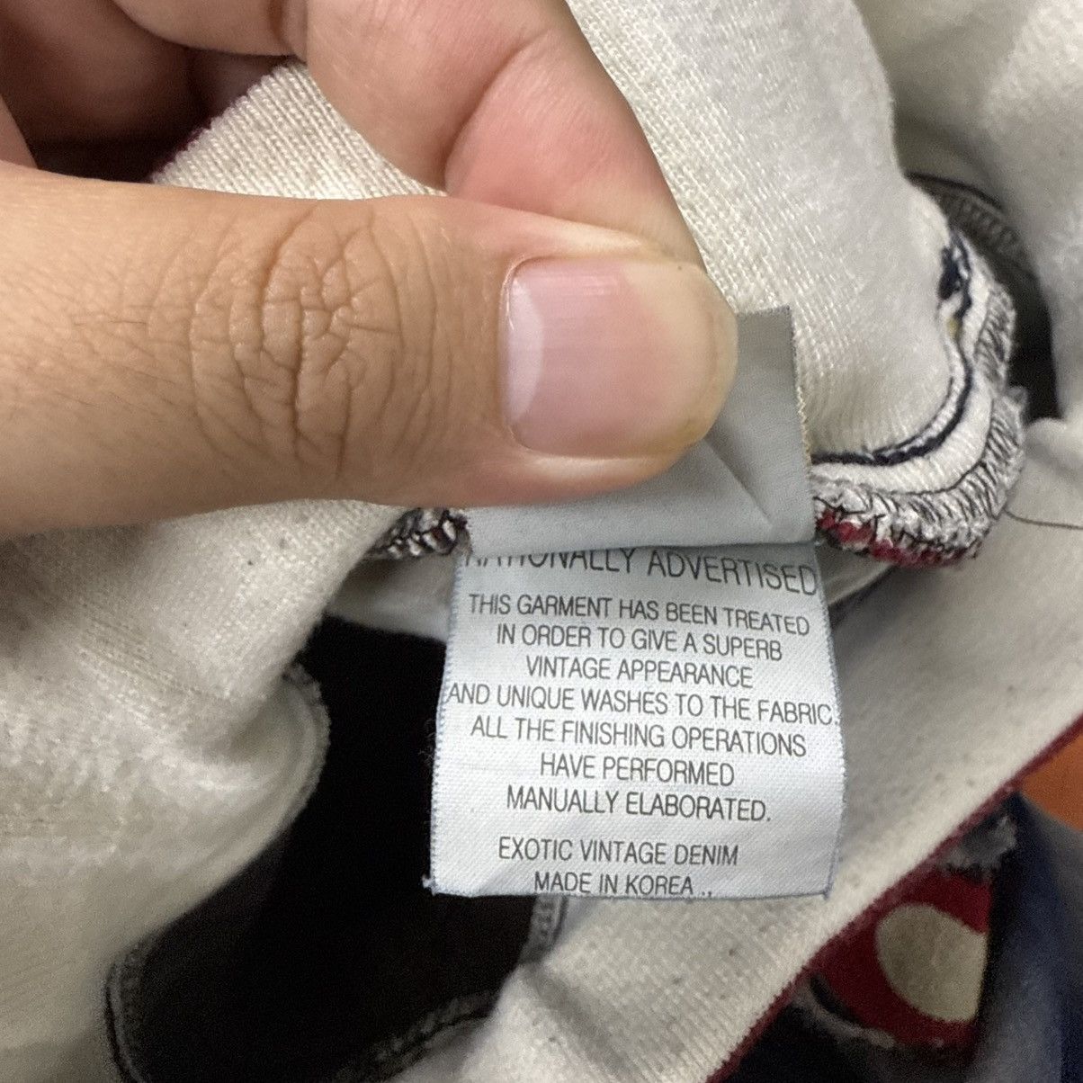 Hysteric Glamour Yoshitomo Nara X Lolita Jeans Denim Short Pants Sagging Size 25" / US 0 / IT 36 - 13 Thumbnail