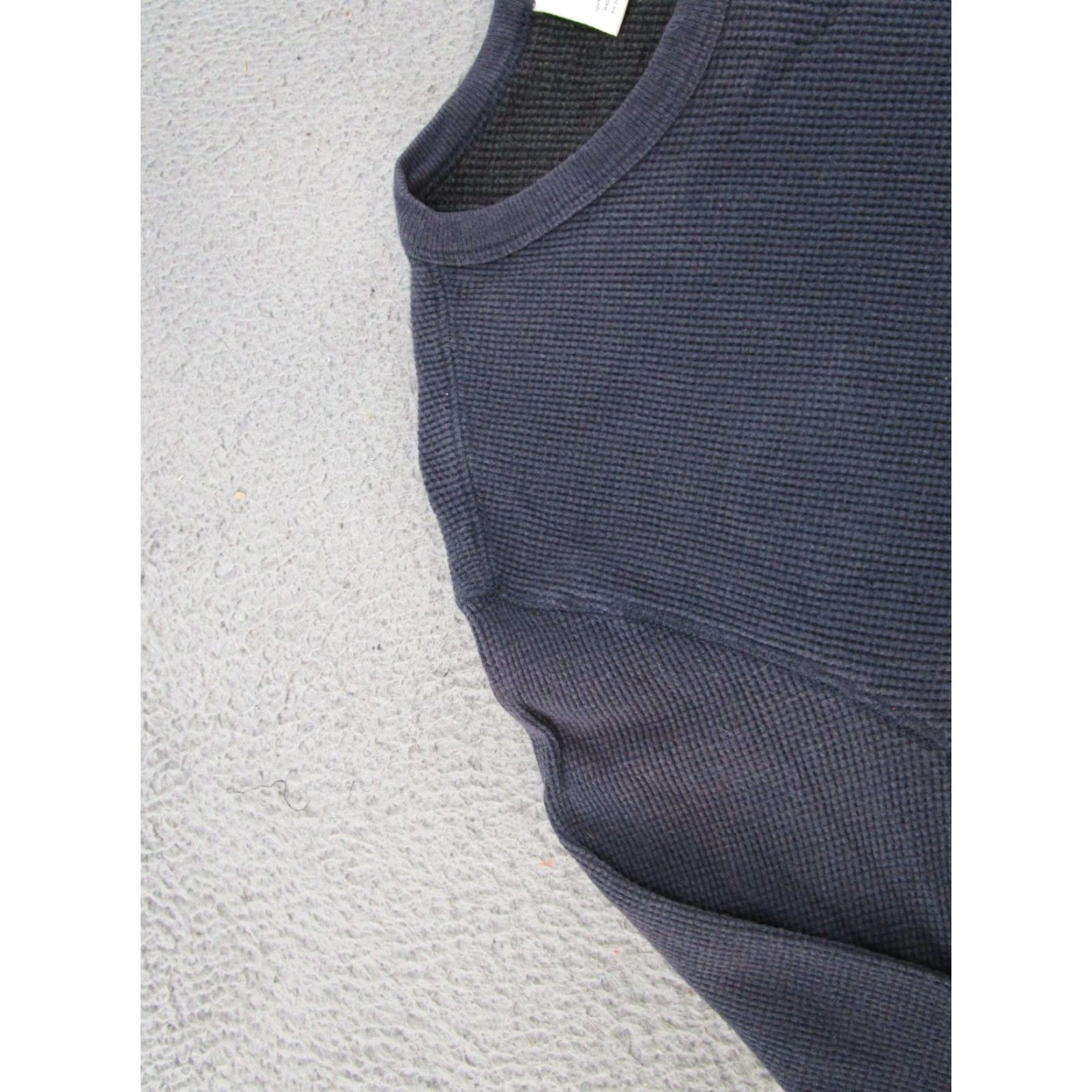Old Navy Old Navy Y2K Waffle-Knit Shirt Men L Blue Cotton Vintage Thermal Crew Neck T-Shirt Size US L / EU 52-54 / 3 - 3 Thumbnail