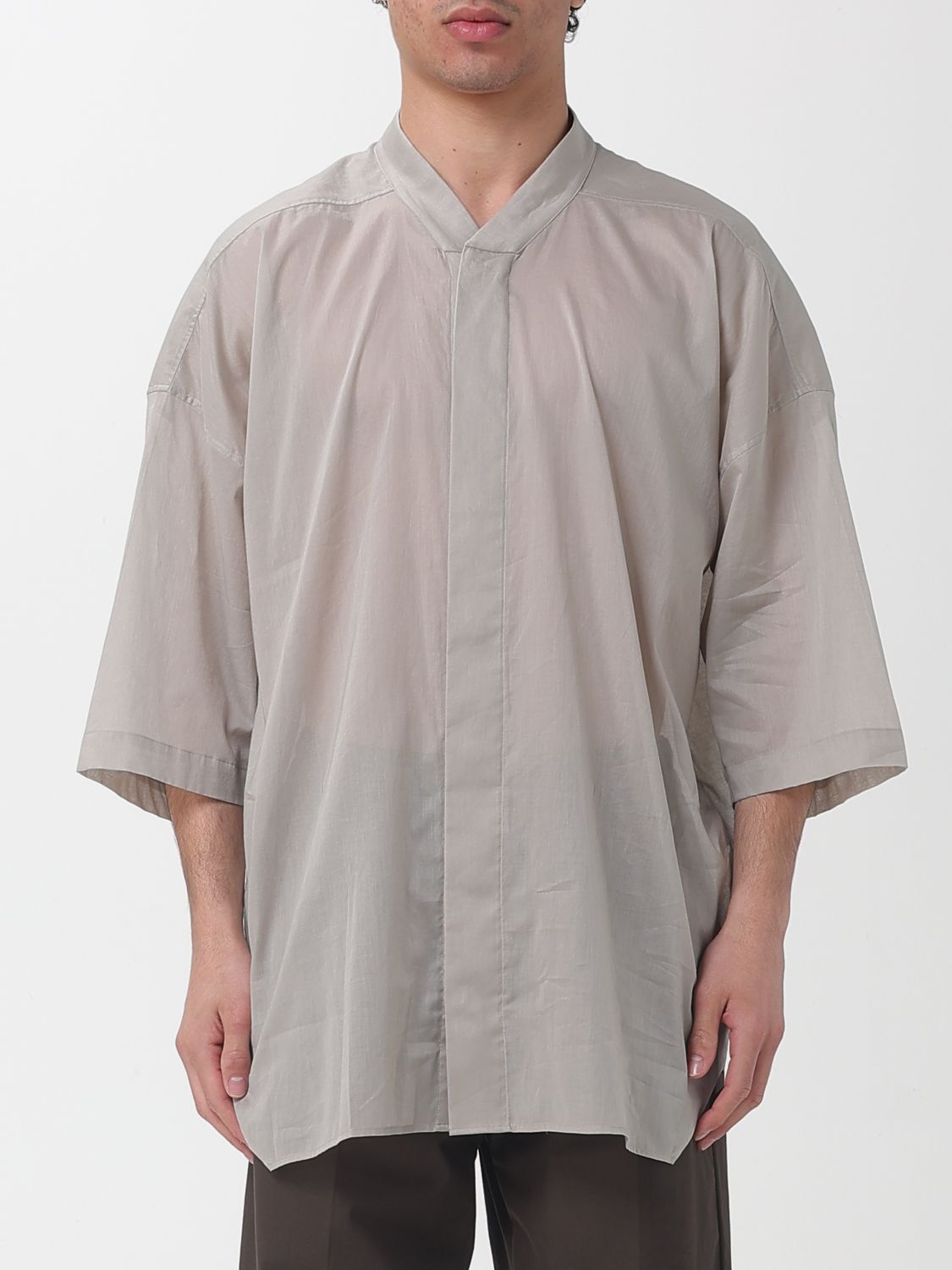 Rick Owens Rick Owens Shirt Men Grey Size US S / EU 44-46 / 1 - 1 Thumbnail