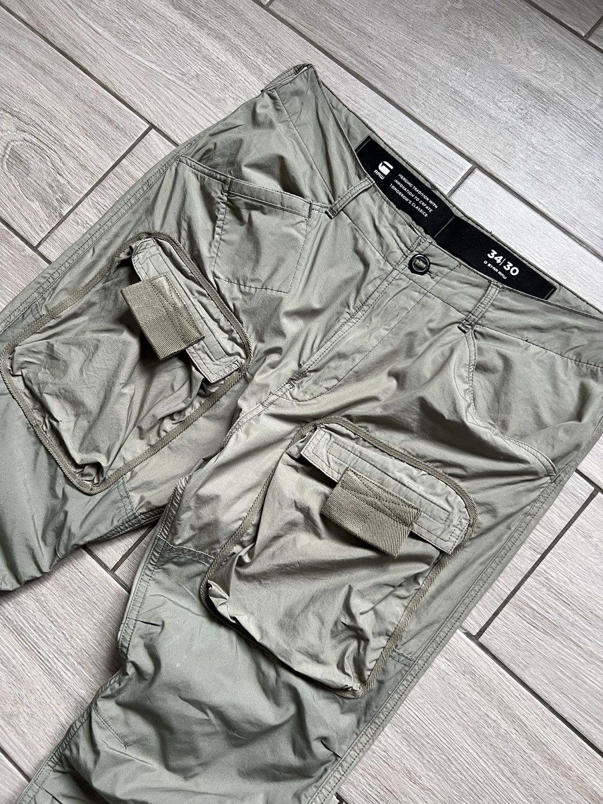 G-Star × Japanese Brand Flare G-star Multipocket Style Pants Military 34/30 Size US 34 / EU 50 - 6 Thumbnail