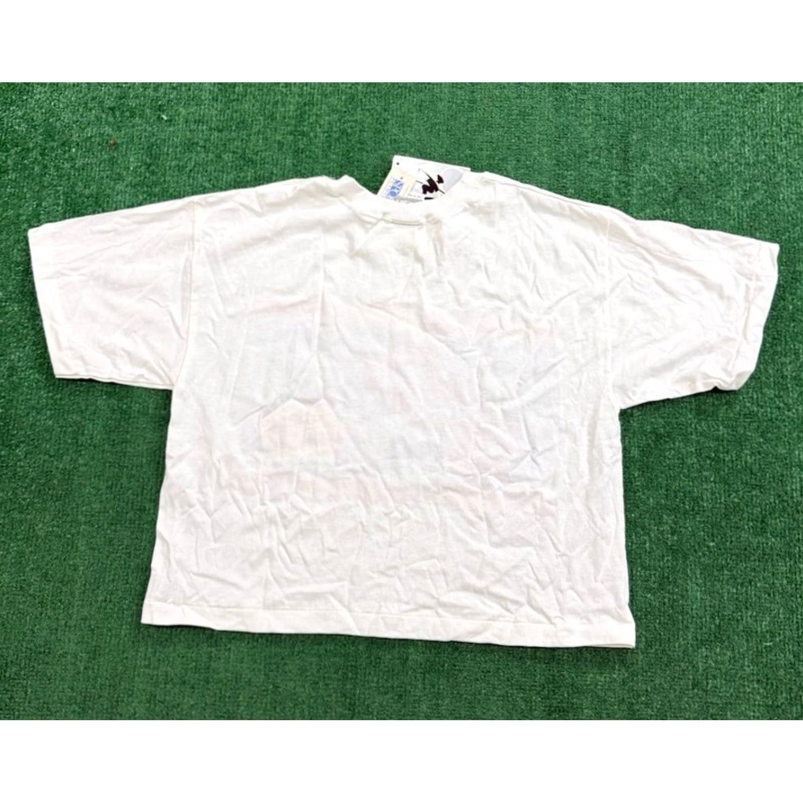 Ocean Pacific VINTAGE Ocean Pacific OP Floral Crop Top T-Shirt OSFA 1990s White Cotton Graphic Sportswear/Beach Mens Women Girls Boys Size ONE SIZE - 2 Thumbnail
