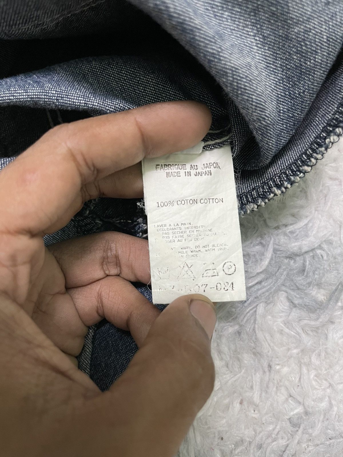 Yohji Yamamoto 90s YOHJI YAMAMOTO DENIM BUTTON UP RARE Size US L / EU 52-54 / 3 - 12 Thumbnail