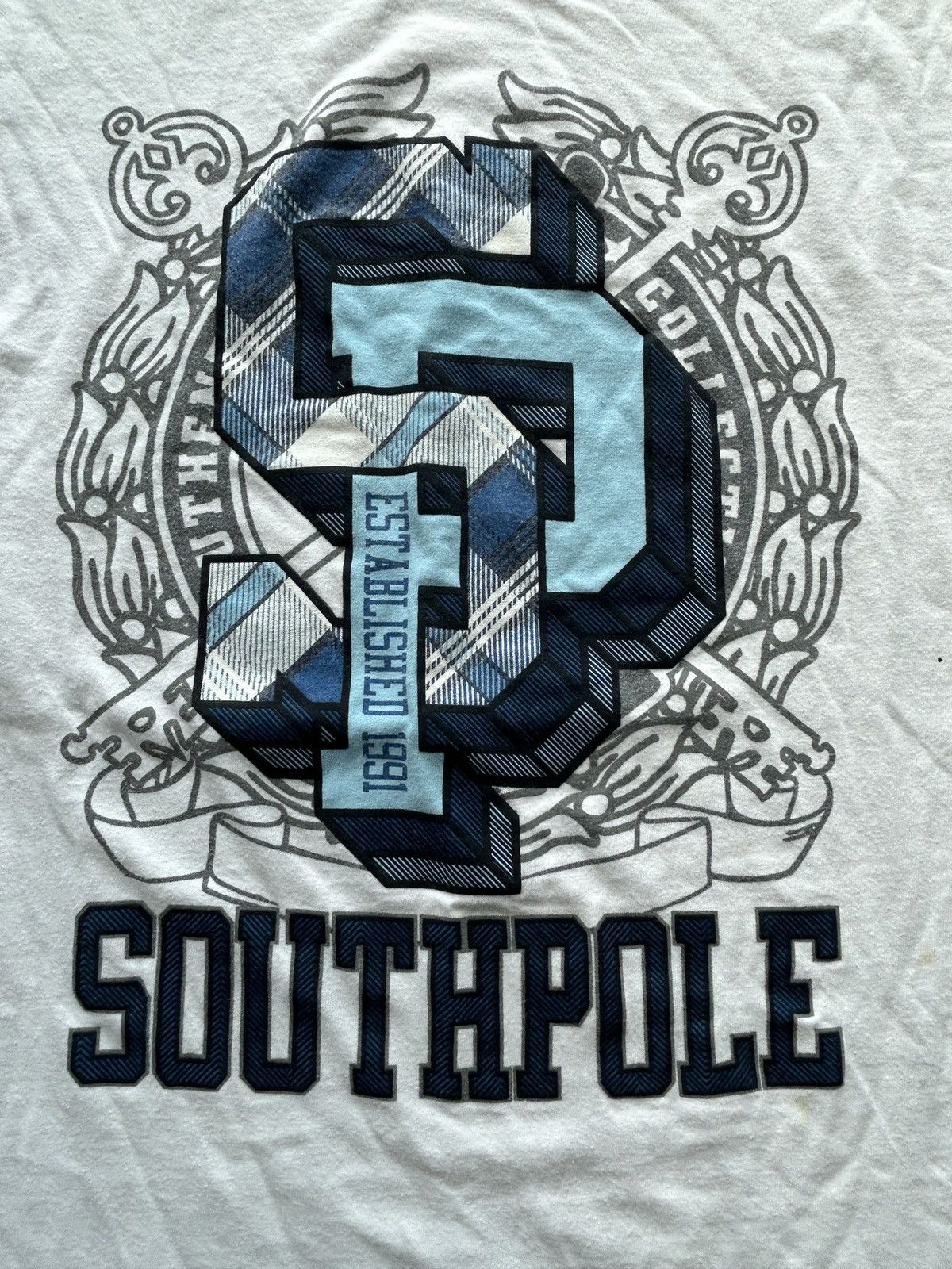 Southpole Vintage Y2K Southpole Graphic Tee Baggy Oversized Fit Size US XL / EU 56 / 4 - 2 Thumbnail