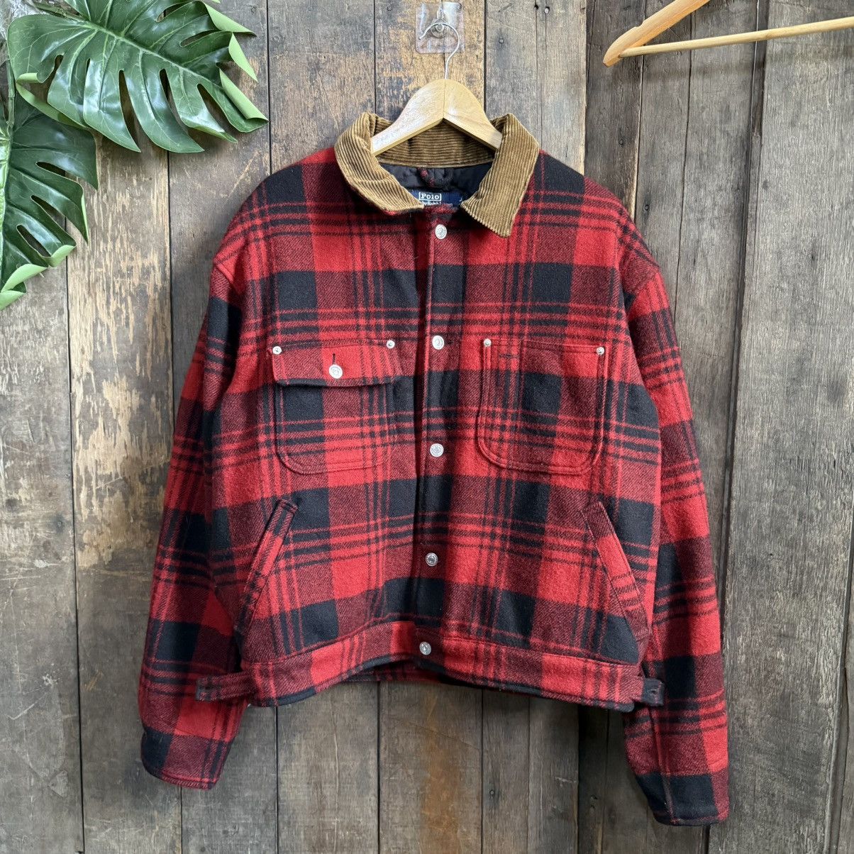 Polo Ralph Lauren Vintage 90’s Polo Ralph Lauren Buffola Plaid Wool Jacket Size US L / EU 52-54 / 3 - 1 Thumbnail