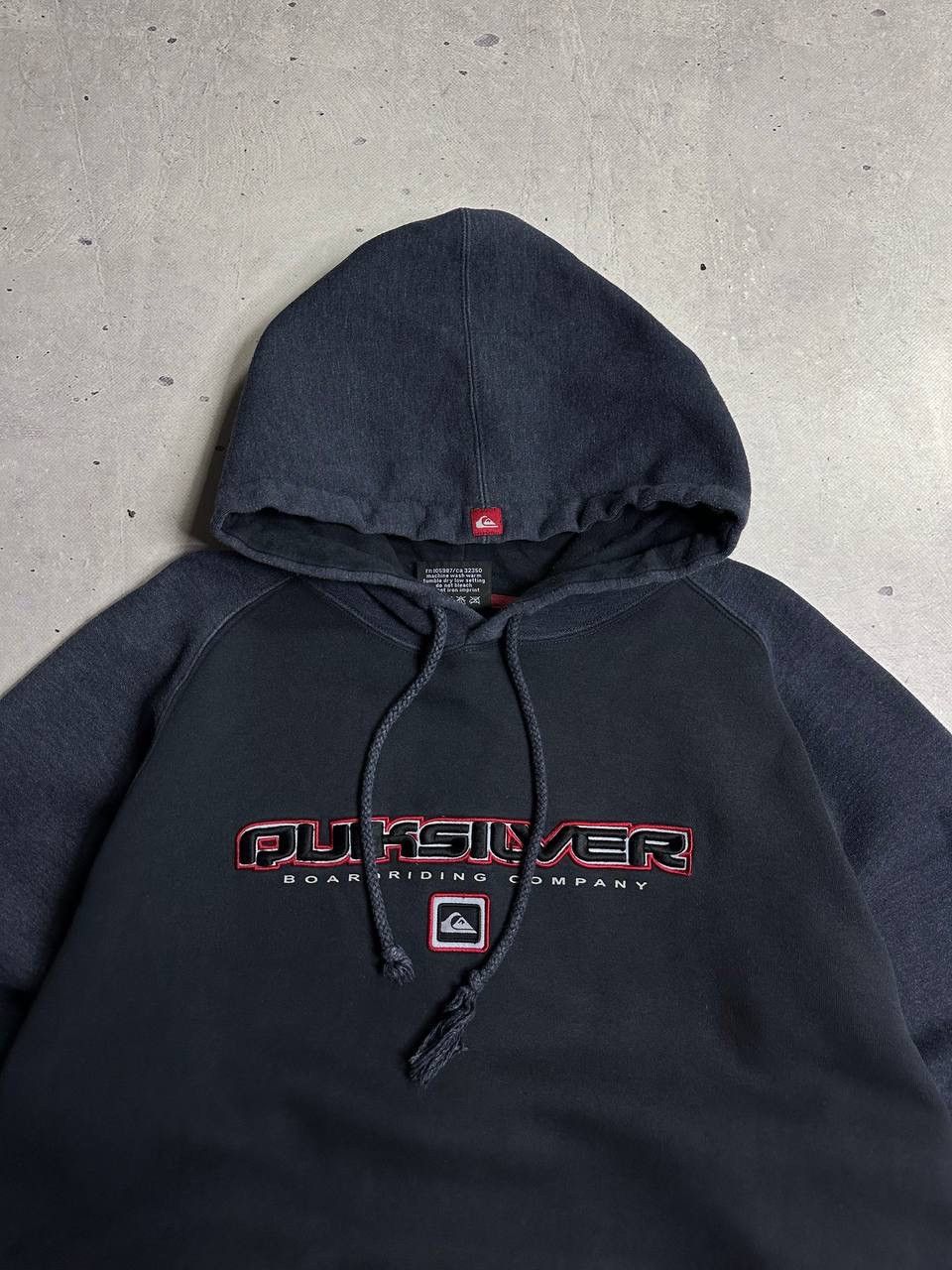 Quiksilver Vintage Quiksilver Hoodie Boardriding Company Black Surf L Size US L / EU 52-54 / 3 - 5 Thumbnail