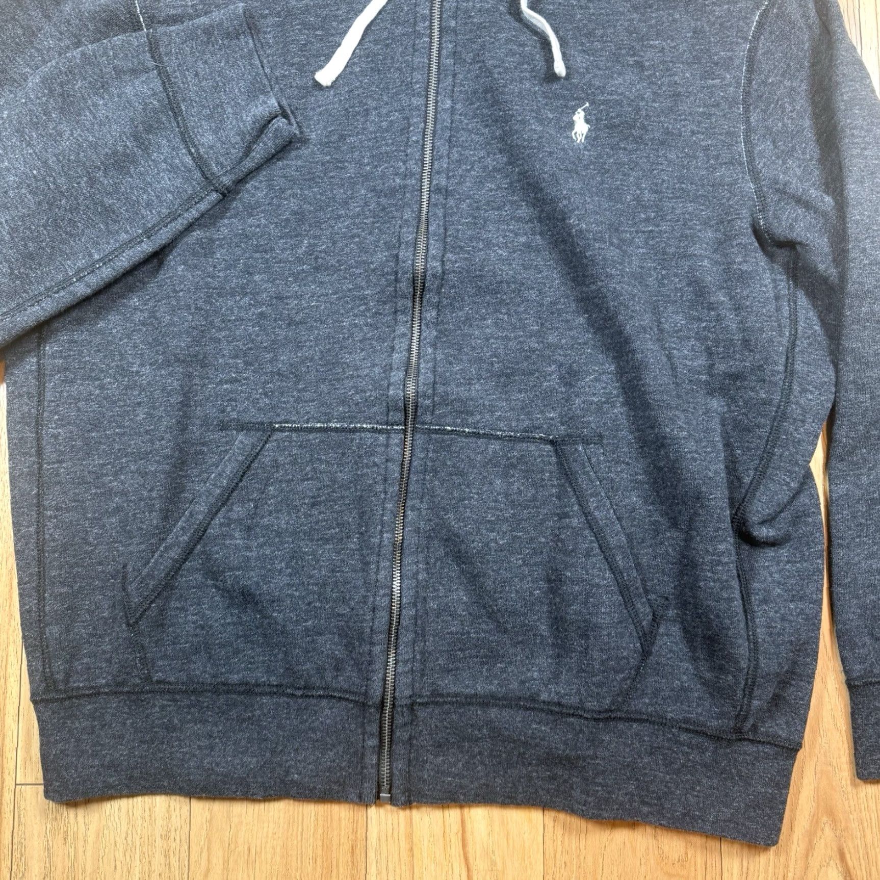 Polo Ralph Lauren Polo Ralph Lauren Hoodie Sweatshirt Full Zip Hooded Mens XXL Gray Waffle Sweatshirt Full Zip Hoodie 2XL Mens Size US XXL / EU 58 / 5 - 3 Thumbnail