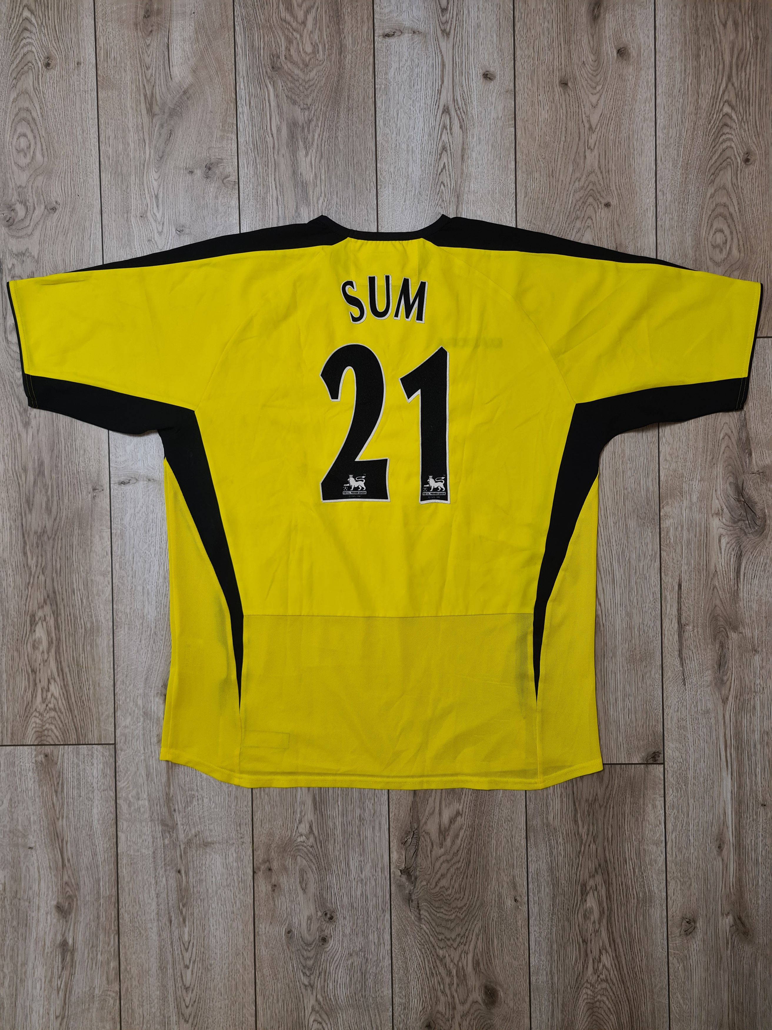 All Sport ASTON VILLA 2003 2004 AWAY FOOTBALL SHIRT SOCCER JERSEY Size US L / EU 52-54 / 3 - 2 Thumbnail