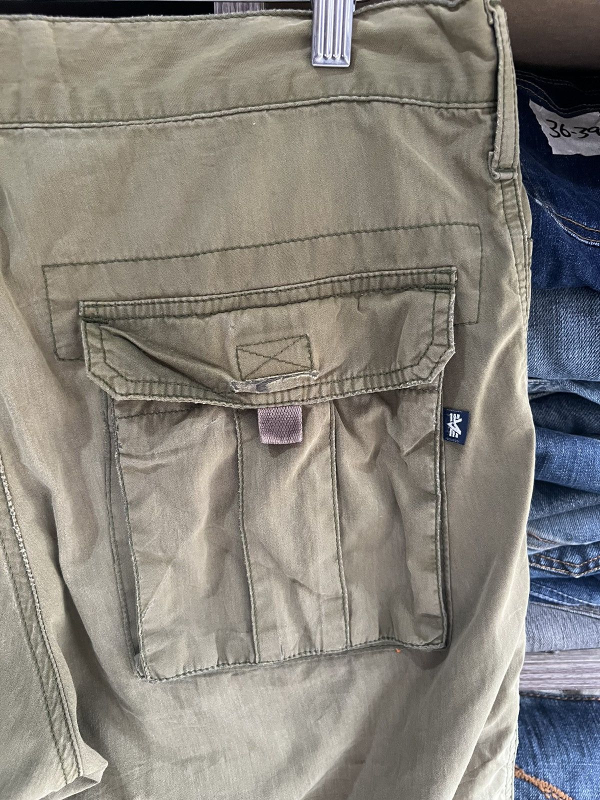 Alpha Industries 🔥Rare Alpha Industries Front Pockets Short Cargo Pants Size US 36 / EU 52 - 14 Thumbnail