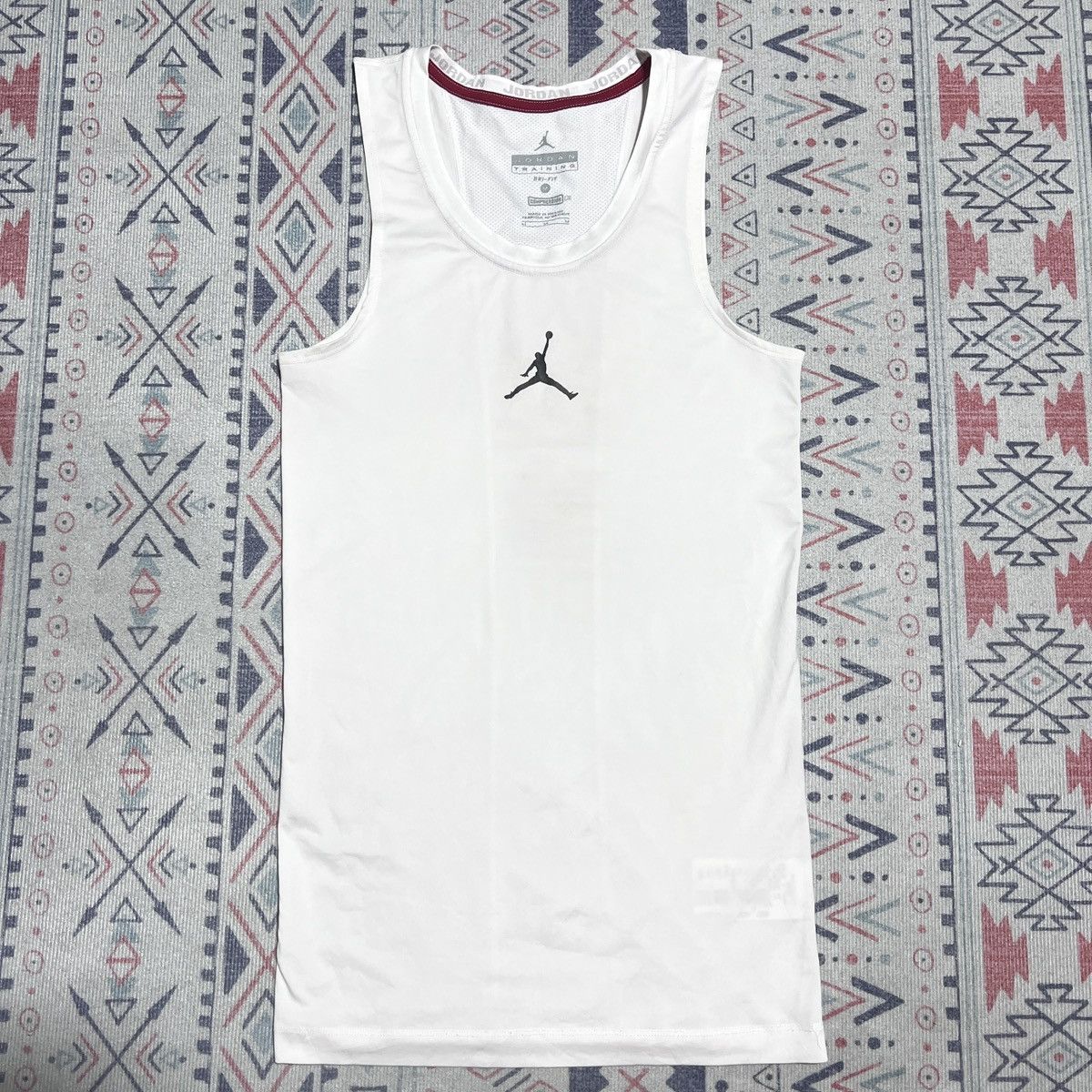 Jordan Brand × Nike × Nike ACG Nike Air Jordan Tight Fit Fitness Singlet Size US M / EU 48-50 / 2 - 2 Thumbnail
