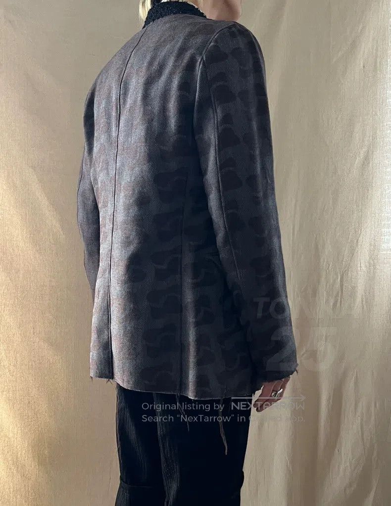 Comme des Garcons Comme des Garcons Totem Pattern Furry Collar Jacket Size US S / EU 44-46 / 1 - 4 Thumbnail