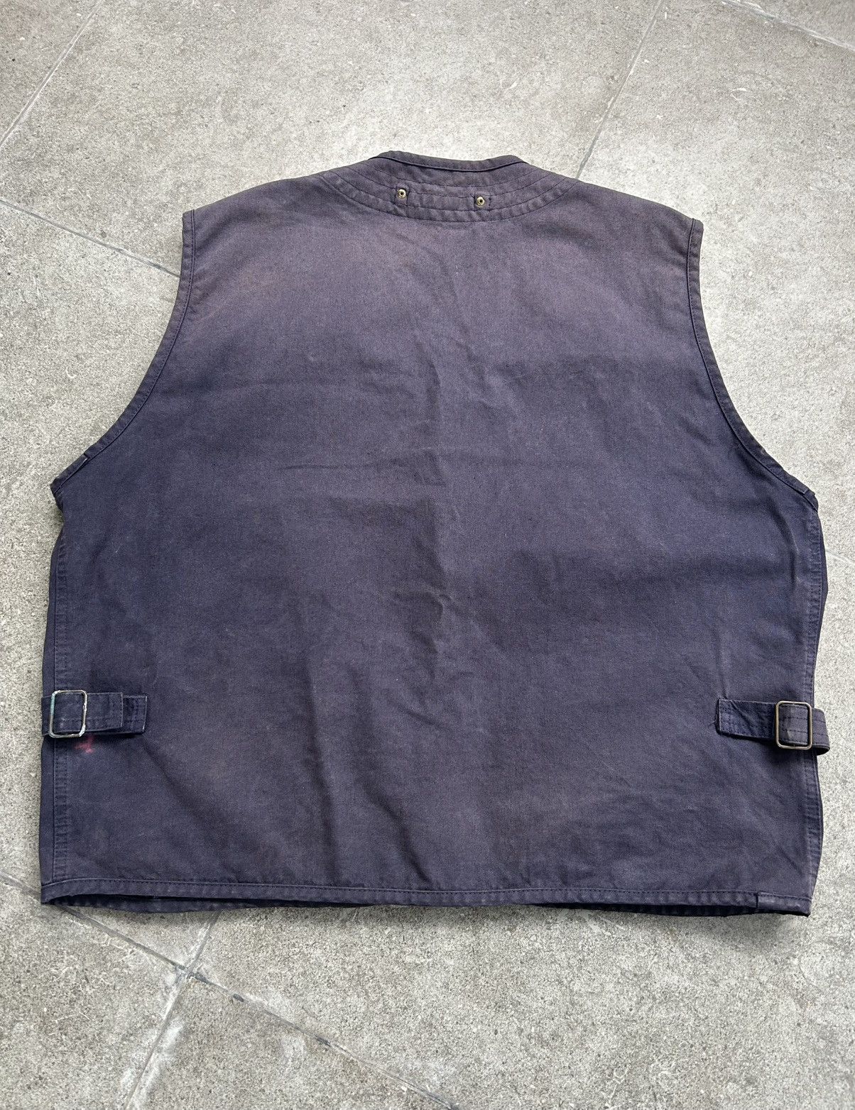 Levi's Vintage 70’s Levi’s Distressed Stone Washed Blue Vest Size US L / EU 52-54 / 3 - 4 Thumbnail