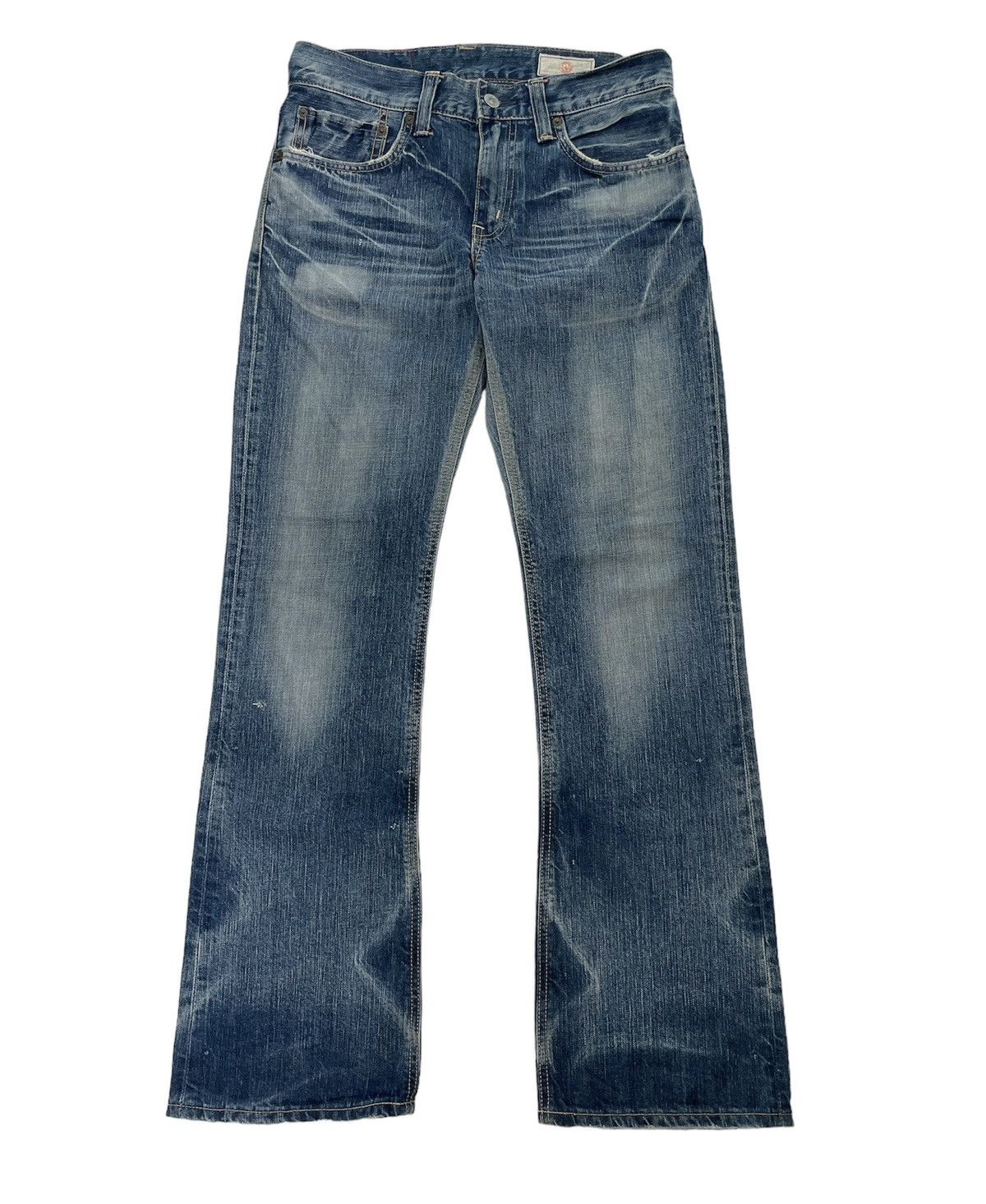 Japanese Brand RARE VINTAGE EDWIN REBEL VINTAGE FLARE JEANS Size US 30 / EU 46 - 1 Thumbnail