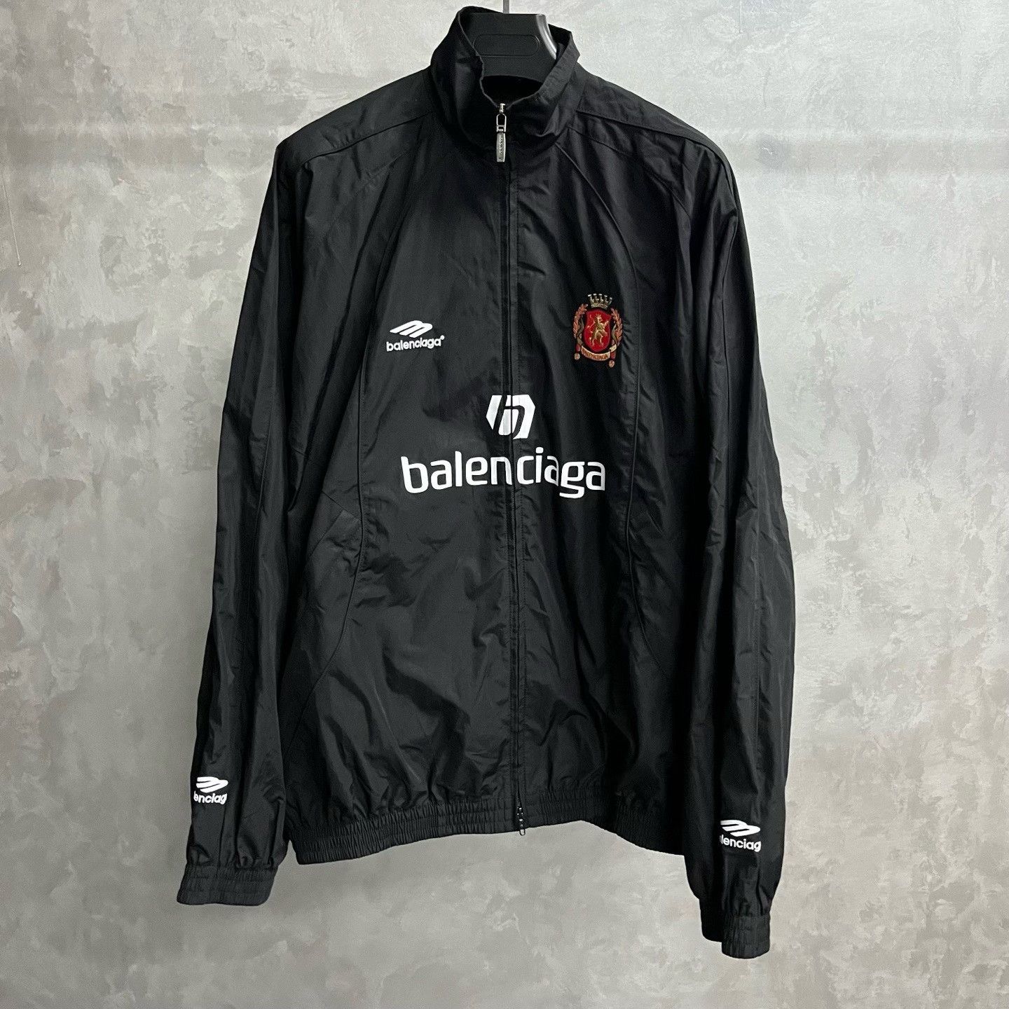 Balenciaga Balenciaga Printed Black Light Jacket 46 Men Size US L / EU 52-54 / 3 - 1 Thumbnail