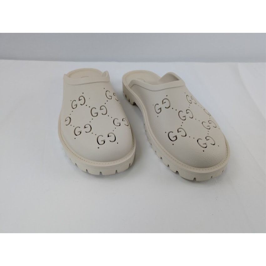 Gucci o1rshd1 GG Monogram Back Open Slip-On Sandal Size: 13.5 Size US 14 / EU 47 - 6 Thumbnail