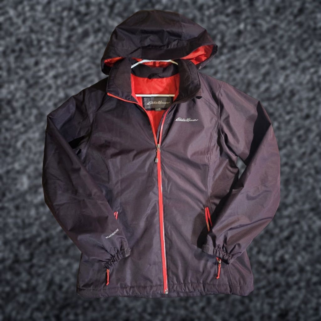 Eddie Bauer Eddie Bauer Signature WeatherEdge Full-Zip Hooded Jacket Womens Med Purple Jacket Female M Purple WeatherEdge Hoodie Zip Full-Zip Casual Outdoor Size M / US 6-8 / IT 42-44 - 1 Thumbnail