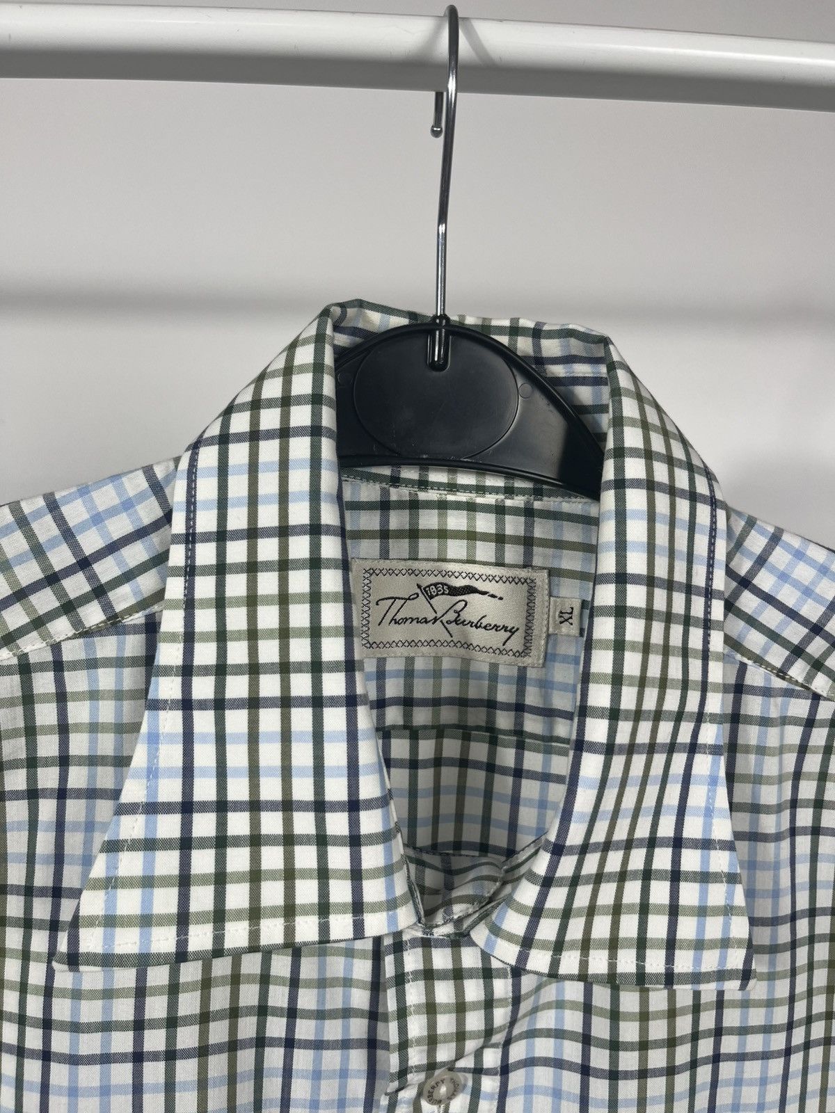 Other Thomas Burberry Checkered Short Sleeve Shirt Size XL Size US XL / EU 56 / 4 - 4 Thumbnail