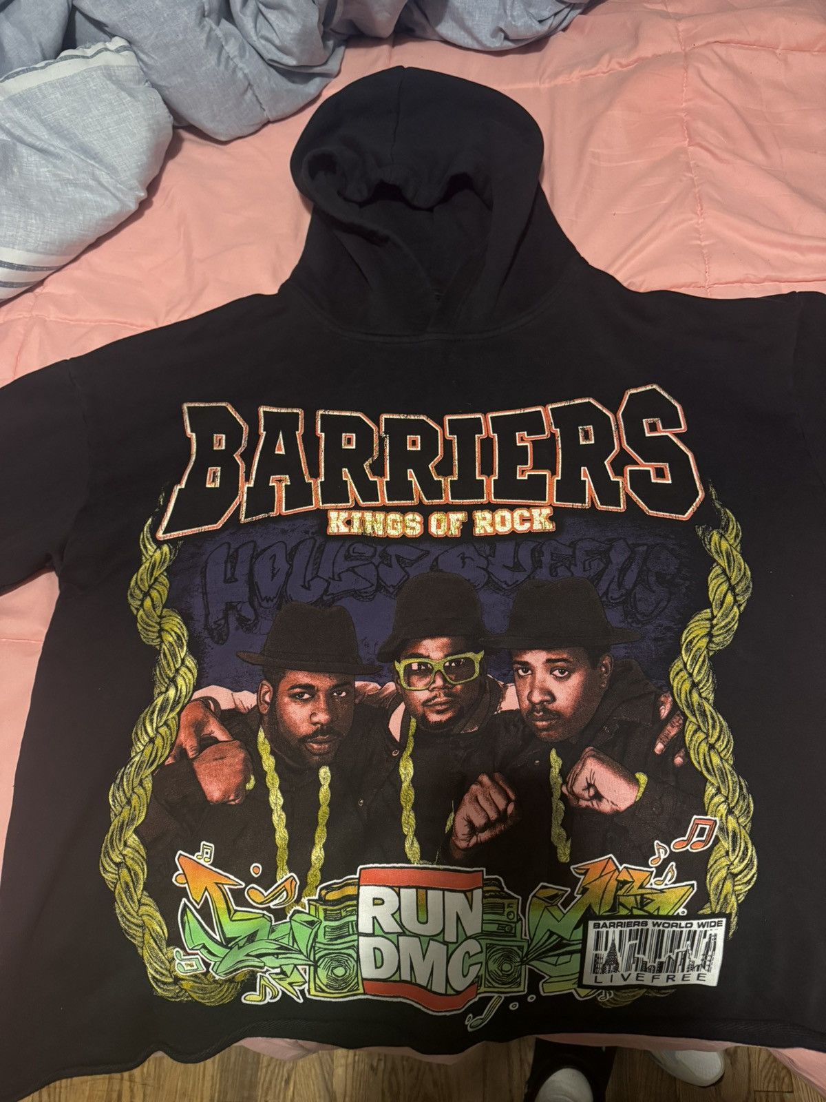 Barriers Barriers Run DMC hoodie Size US M / EU 48-50 / 2 - 1 Thumbnail