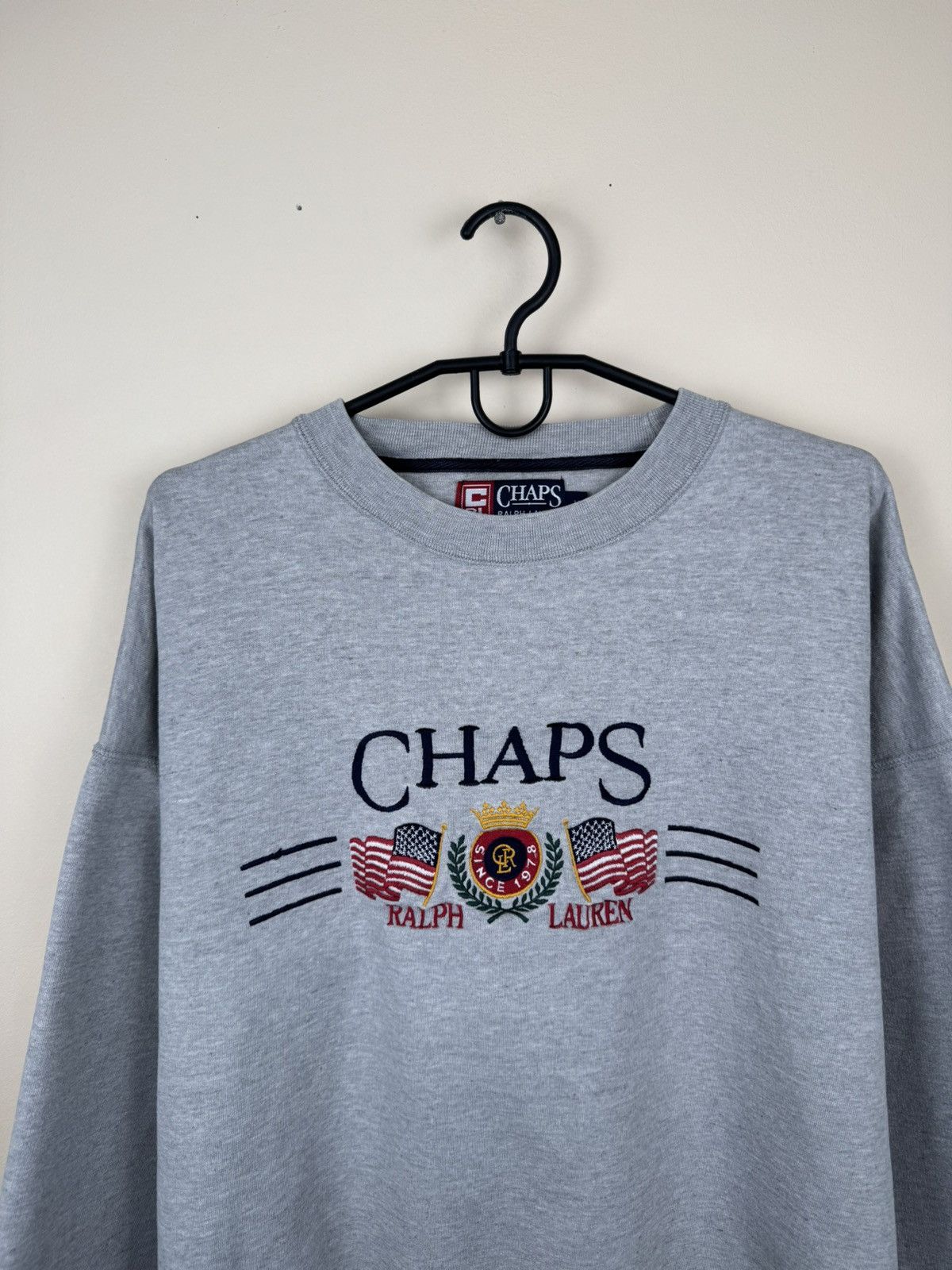 Chaps Ralph Lauren Vintage Chaps Ralph Lauren Sweatshirt Gray XL Streetwear Size US XL / EU 56 / 4 - 7 Thumbnail