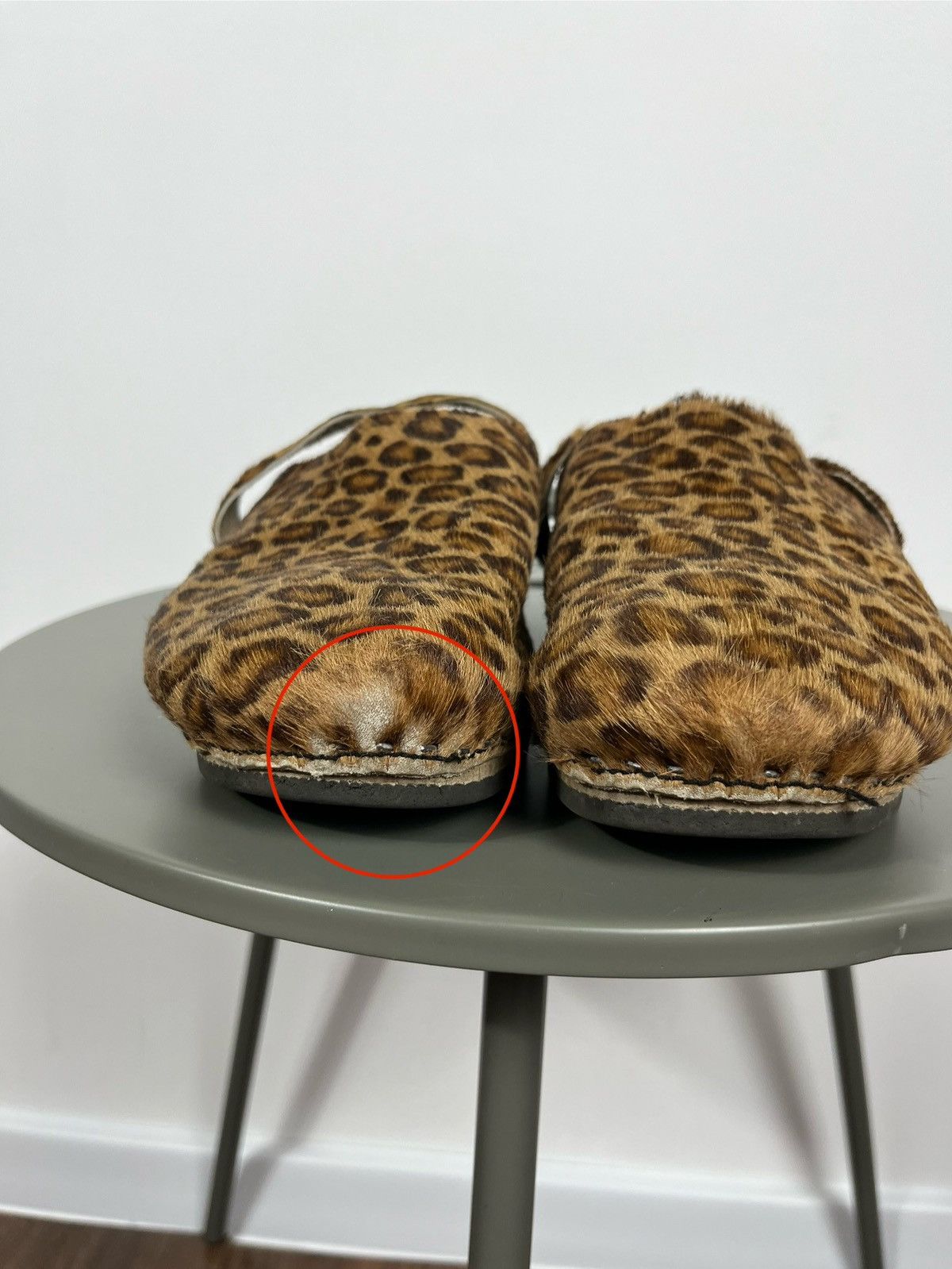 Vintage Handmade Leopard Clogs Shoes Women’s 40 – Made in Austria Size US 9.5 / IT 39.5 - 4 Thumbnail