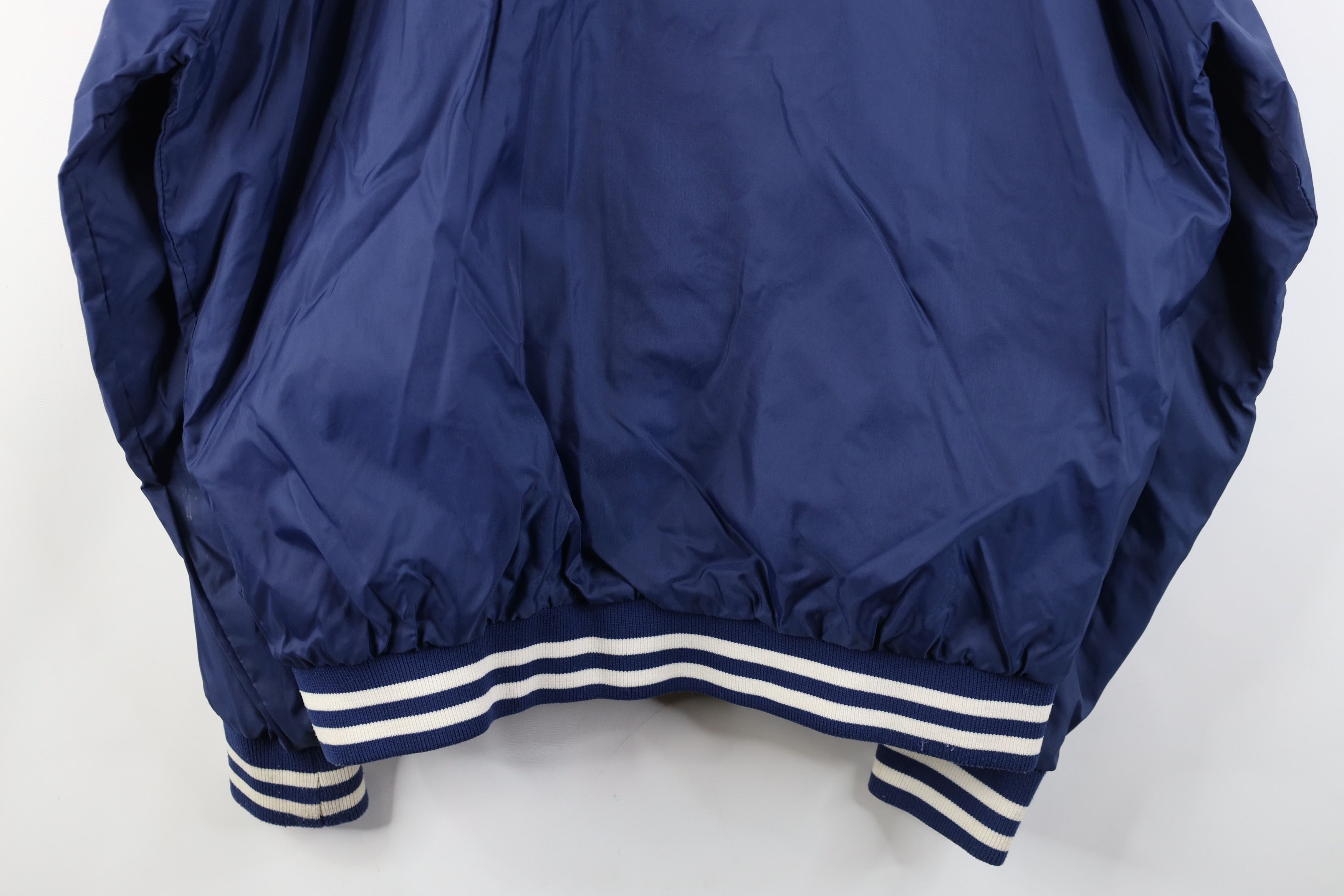 Vintage Vintage 70s 80s Streetwear Windbreaker Bomber Jacket Bleu Size US XL / EU 56 / 4 - 15 Thumbnail