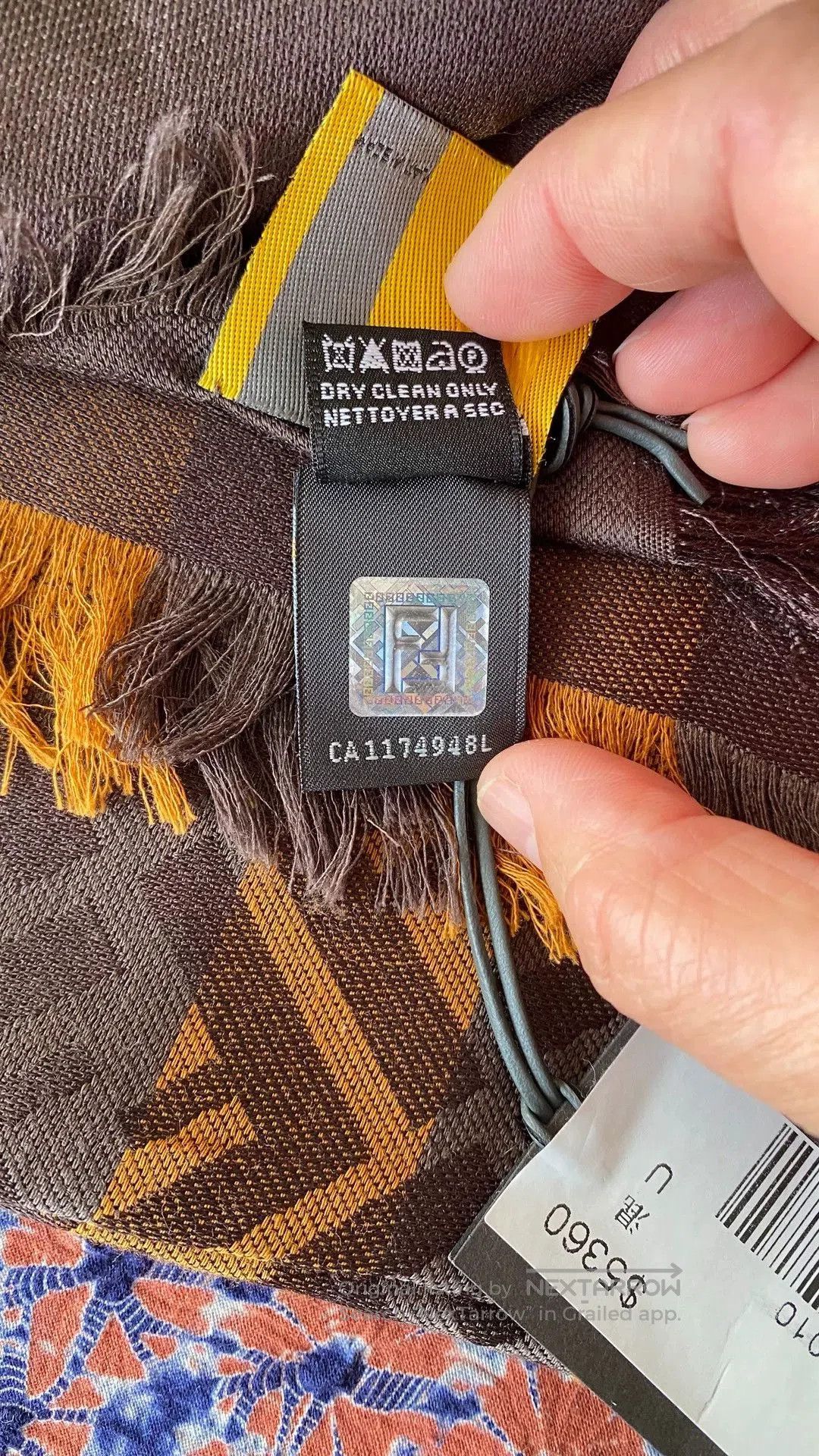 Fendi Fendi FF scarf shawl. Size ONE SIZE - 6 Thumbnail