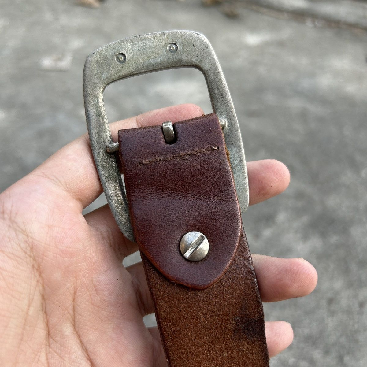 Kapital Vintage Number Nine leather belt Size ONE SIZE - 15 Thumbnail