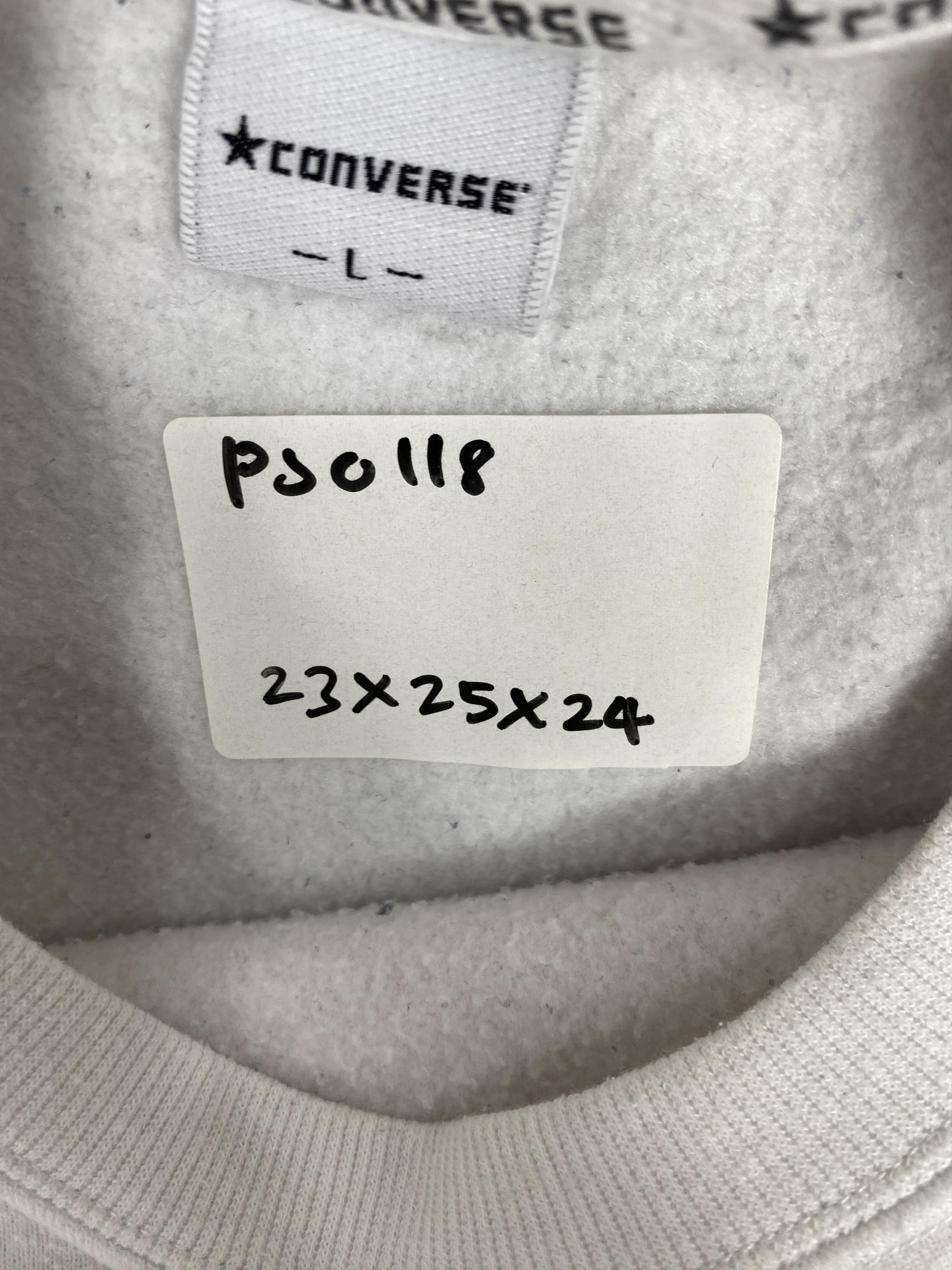 Converse Vintage Converse Big Logo Sweatshirts PS0118 Size US L / EU 52-54 / 3 - 9 Thumbnail