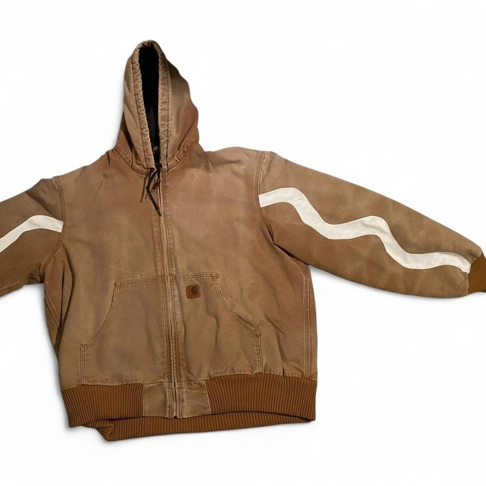 Carhartt Hand painted beigetanbrown vintage carhartt Size US XL / EU 56 / 4 - 1 Thumbnail
