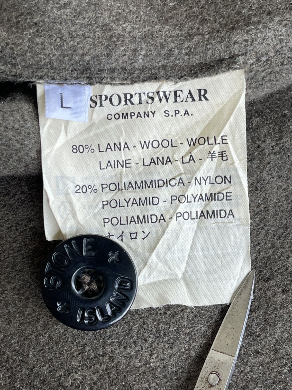 Stone Island Vintage AW1997 Stone Island Rubberised Lining Size US L / EU 52-54 / 3 - 14 Thumbnail