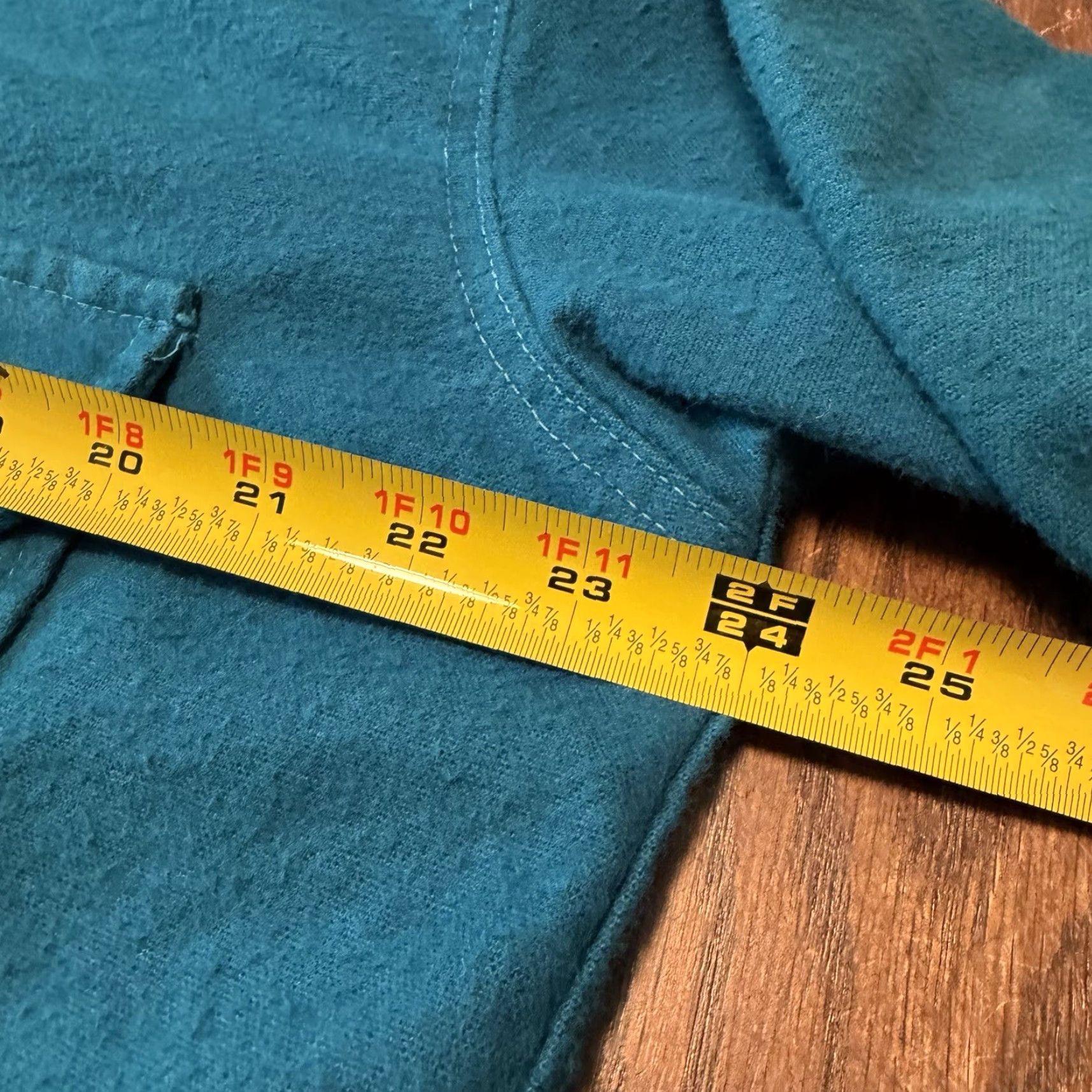 Vintage VINTAGE Cabela's Flannel Shirt Mens Large Teal USA Made Blue Chamois Cloth Pockets Button-Up Heavyweight All Seasons Size US L / EU 52-54 / 3 - 5 Thumbnail