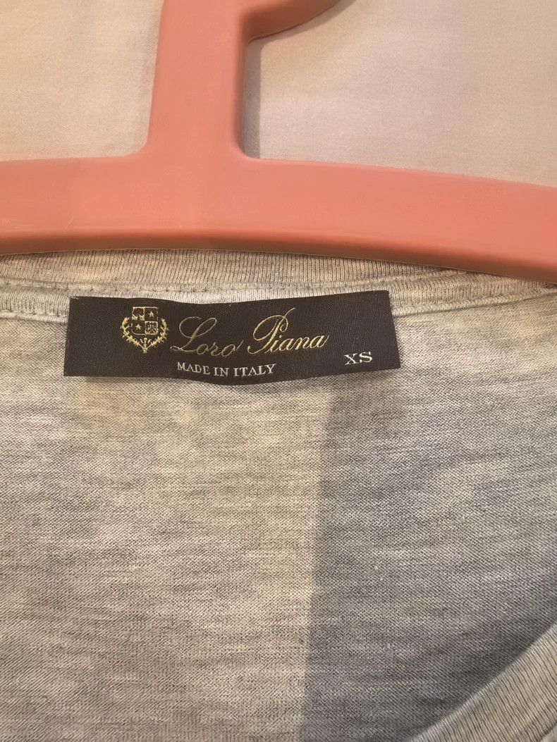 Loro Piana LORO PIANA 100% cotton T-shirt Size XS / US 0-2 / IT 36-38 - 2 Thumbnail