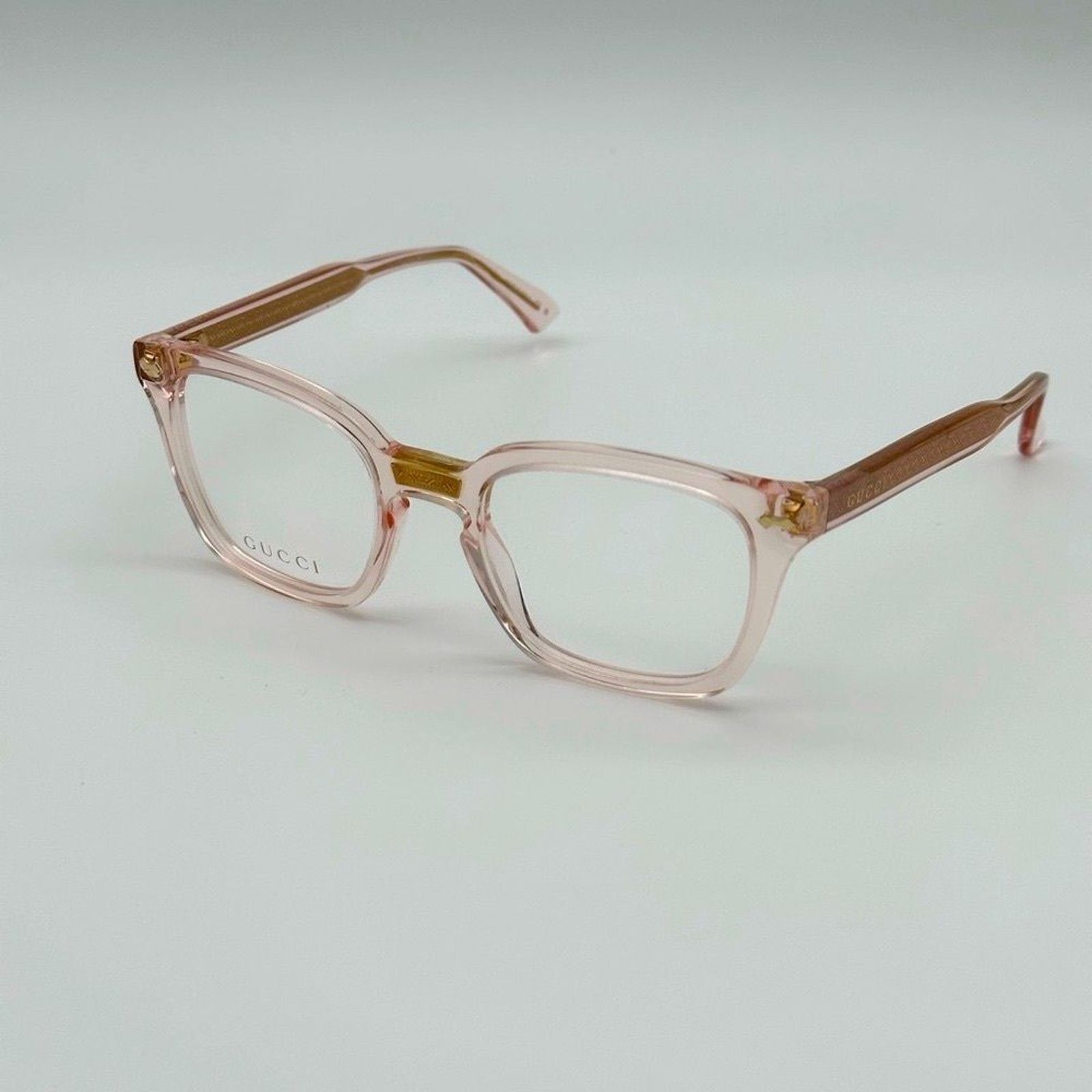 Gucci BRAND NEW Gucci GG0184O 013 Pink Women Eyeglasses Size ONE SIZE - 3 Thumbnail