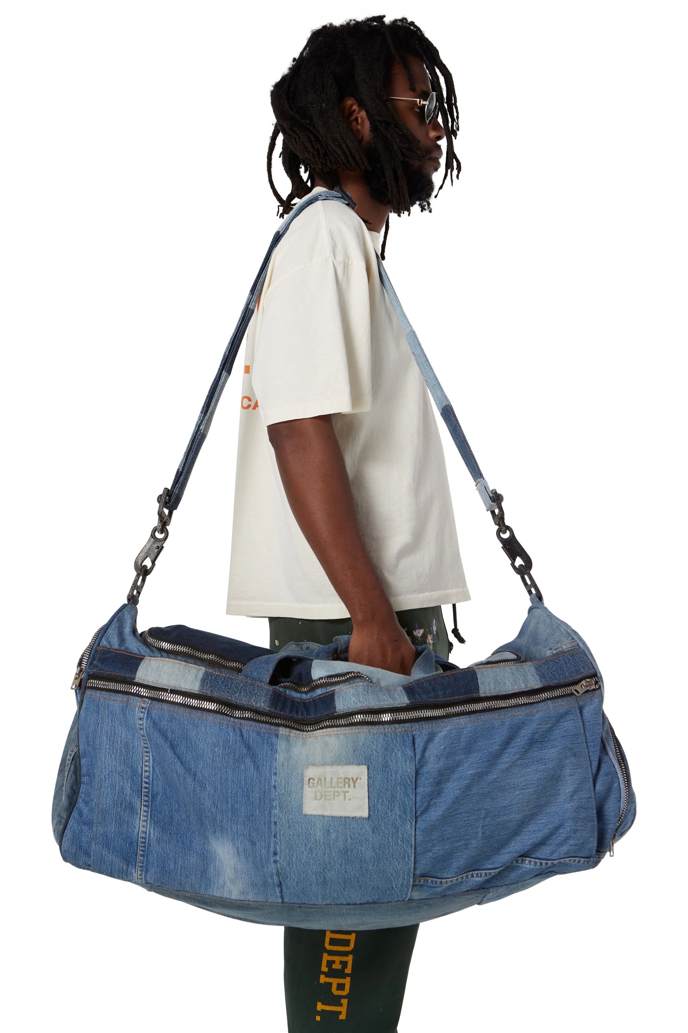Gallery Dept. gallery dept RECYCLED DENIM DUFFLE BAG Size ONE SIZE - 2 Thumbnail